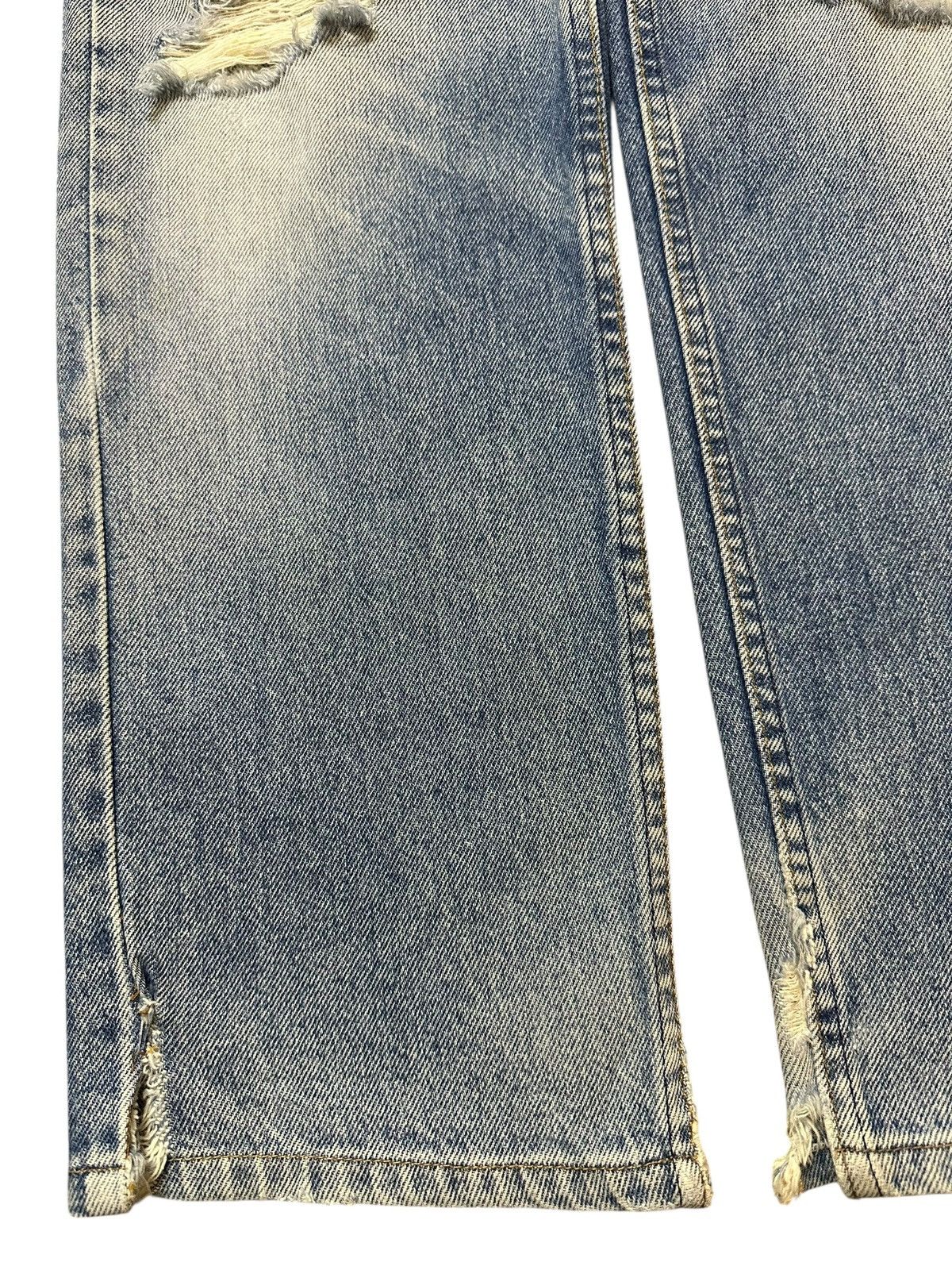 Levi's Vintage Usa 80s Levis 510 Light Wash Faded Distressed Jeans Size US 29 - 7 Thumbnail