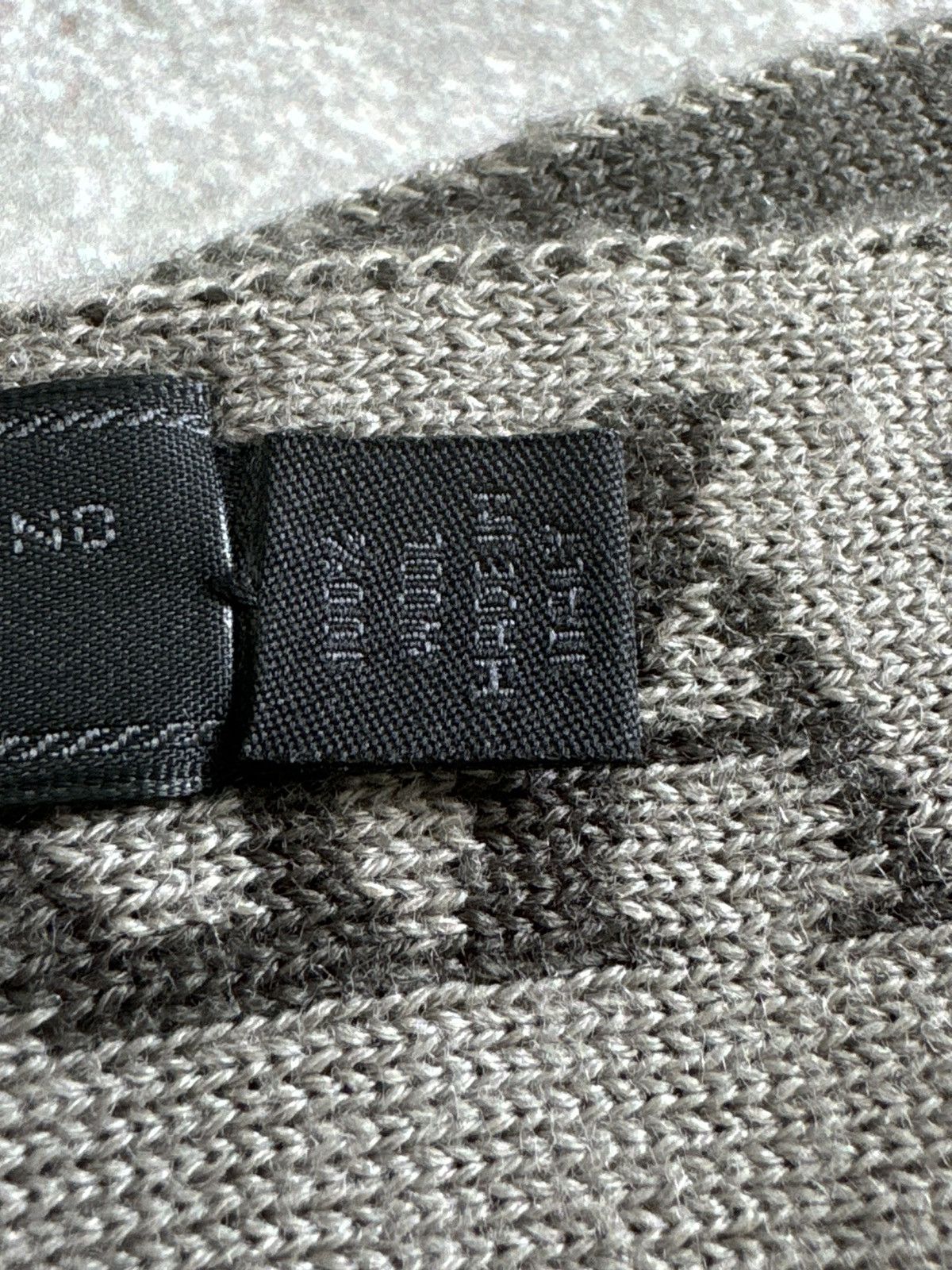 Prada Prada Logo Intarsia Two-Tone wool scarf Size ONE SIZE - 5 Thumbnail