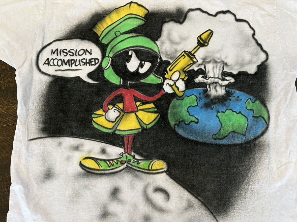 Fruit Of The Loom Vtg Marvin the Martian Airbrush Fruit of the Loom-XXL-USA Size US XXL / EU 58 / 5 - 2 Thumbnail