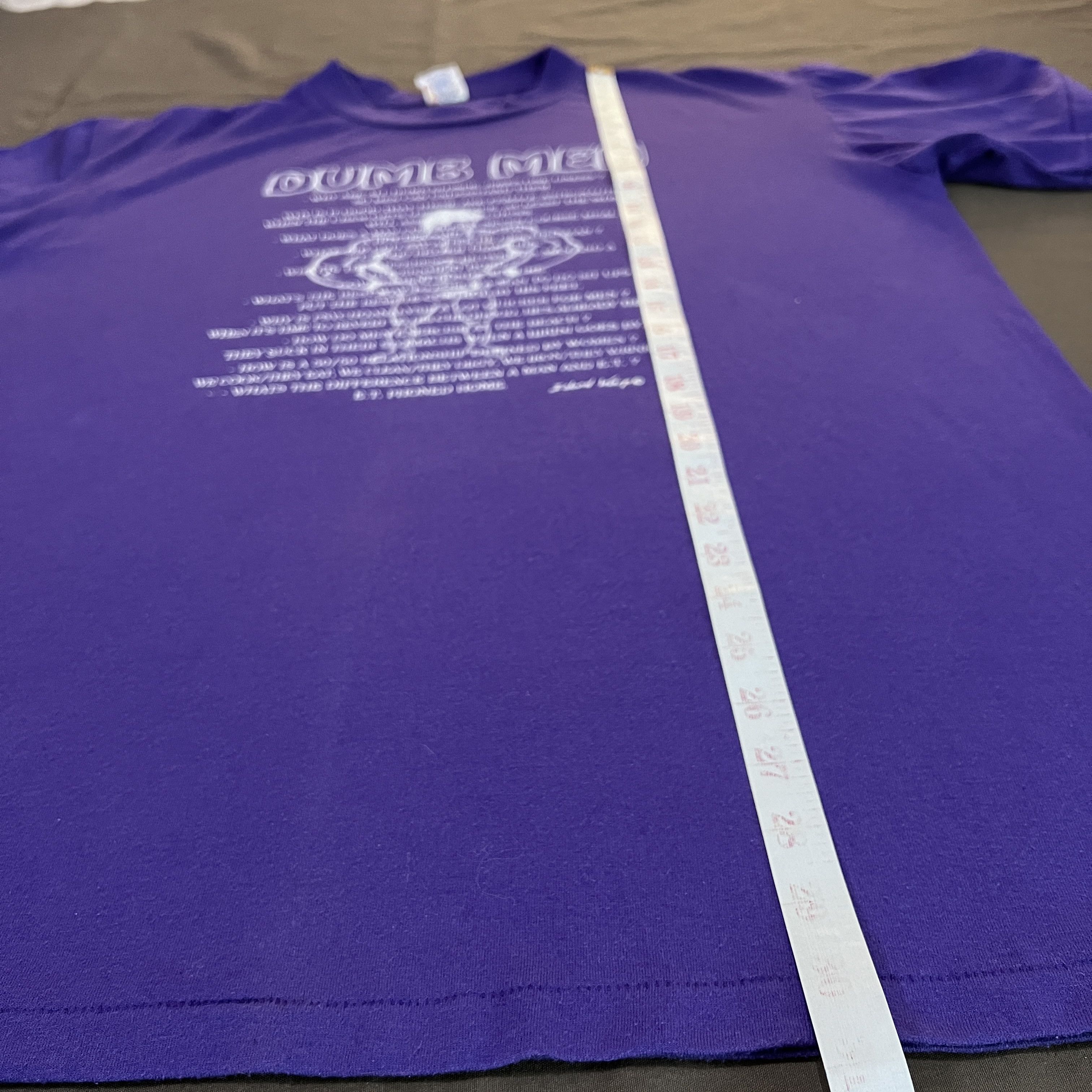 Vintage Vintage 90s Dumb men Quote Fitness Tee XL Gym Bodybuilding Size US XL / EU 56 / 4 - 6 Thumbnail