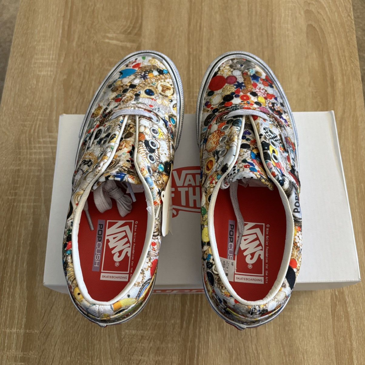 Supreme × Vans Supreme x Mike Kelley Vans Era White Size US 8 / EU 41 - 4 Thumbnail