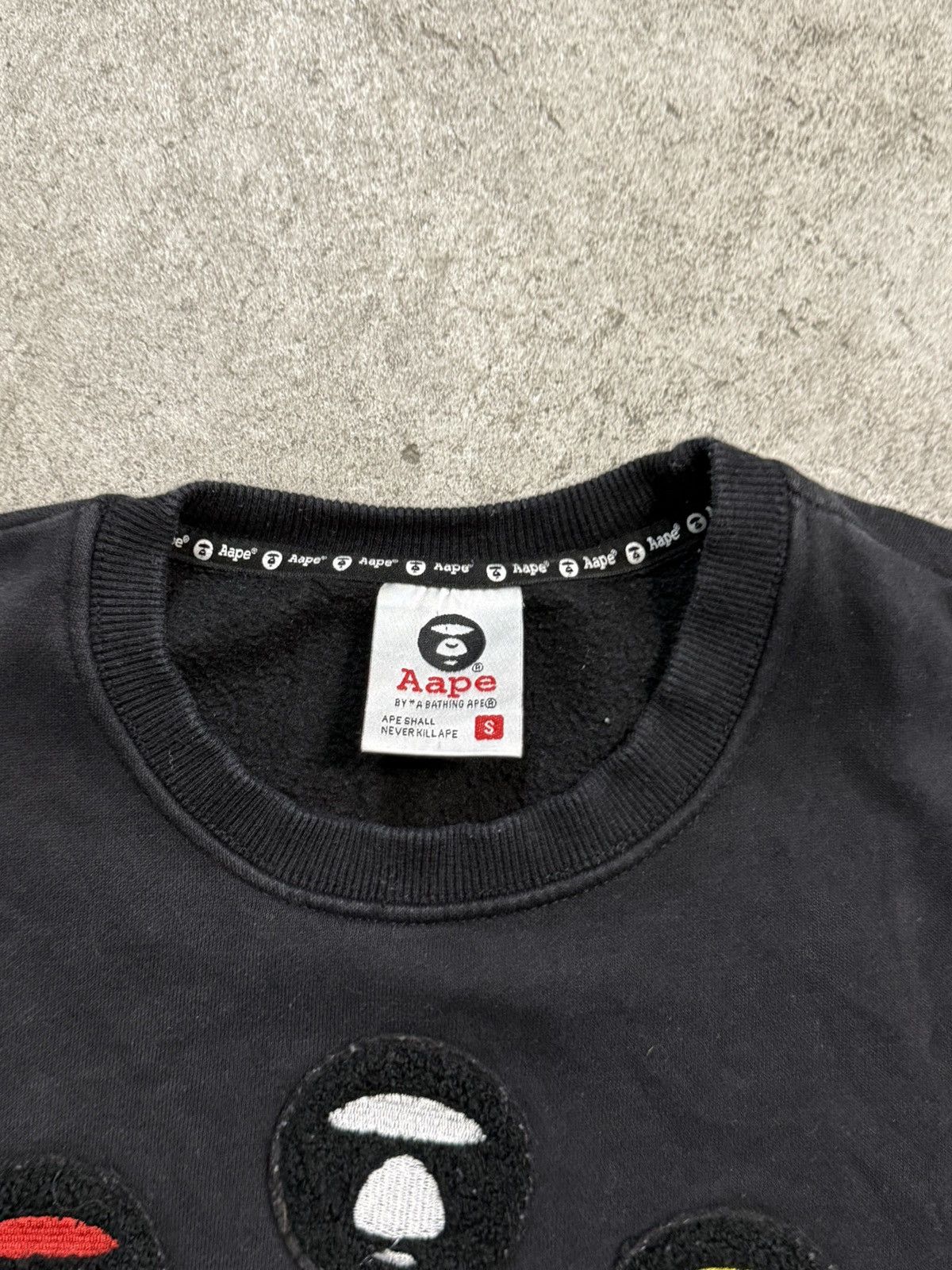 Aape AAPE Skull Camo Crewneck Sweatshirt Size US S / EU 44-46 / 1 - 4 Thumbnail