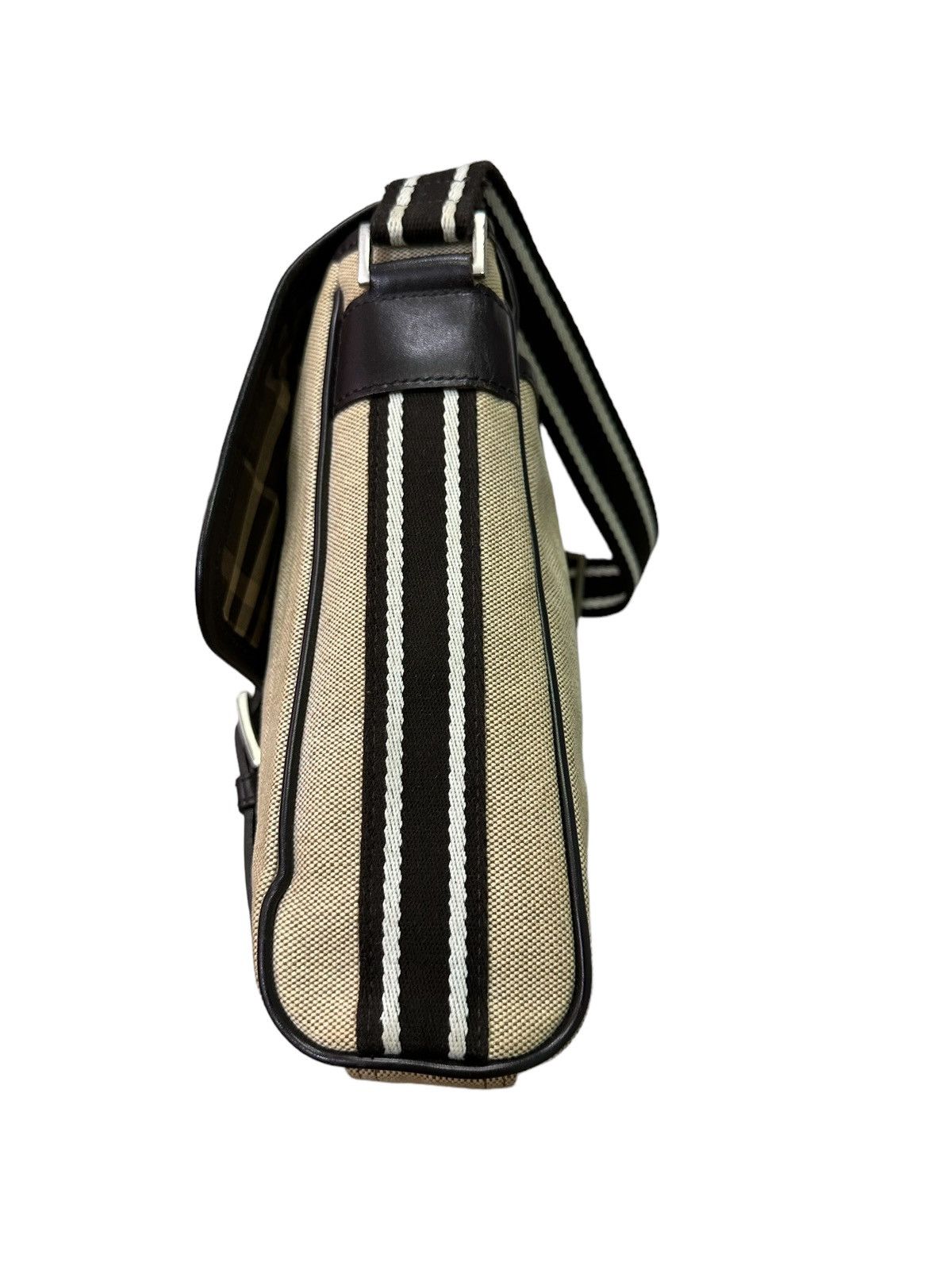 Burberry AUTHENTIC BURBERRY BLACK LABEL CANVAS CROSSBODY BAG Size ONE SIZE - 4 Thumbnail