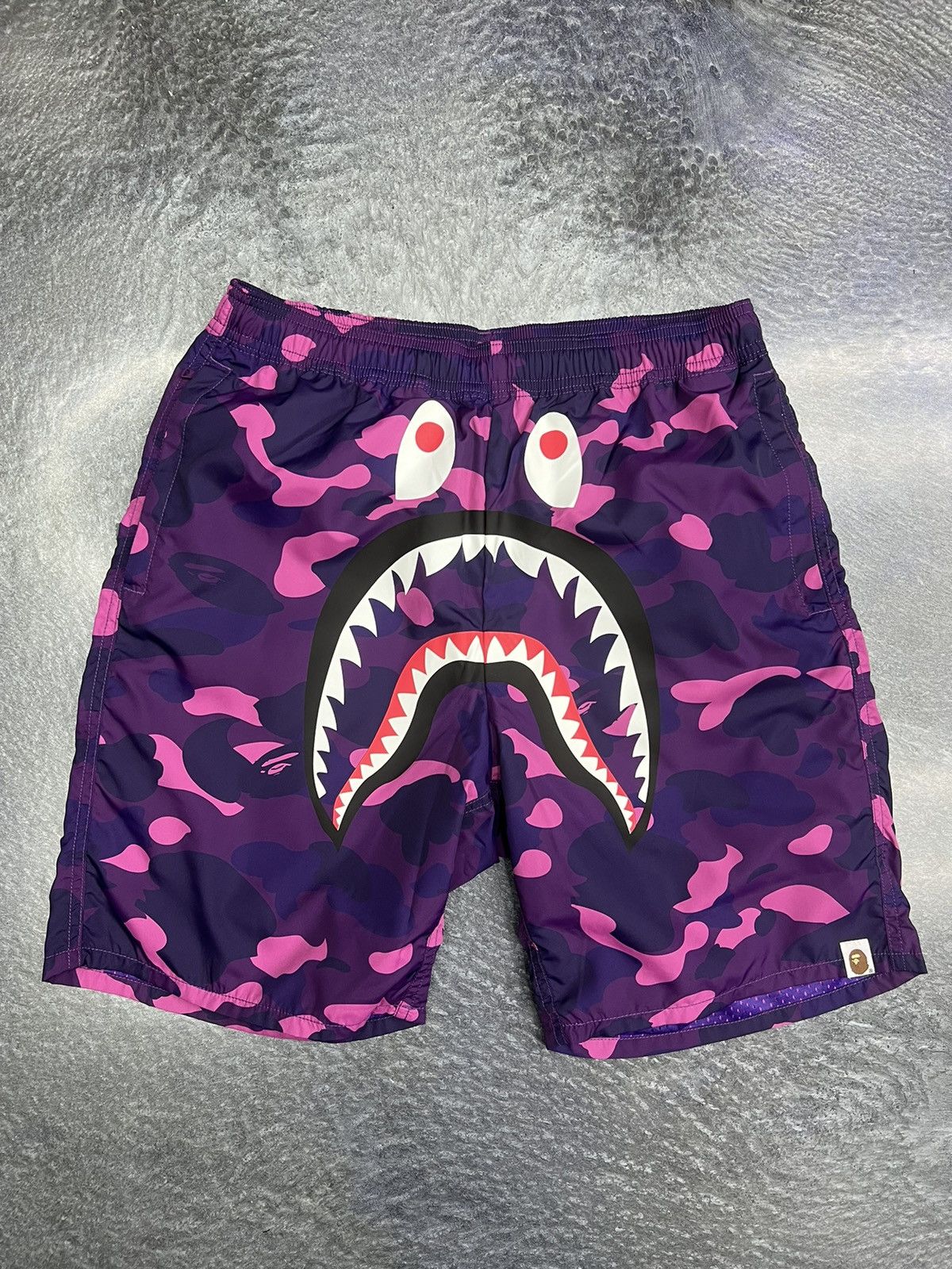 Bape Bape Color Camo Shark Beach Shorts Size US 32 / EU 48 - 1 Thumbnail