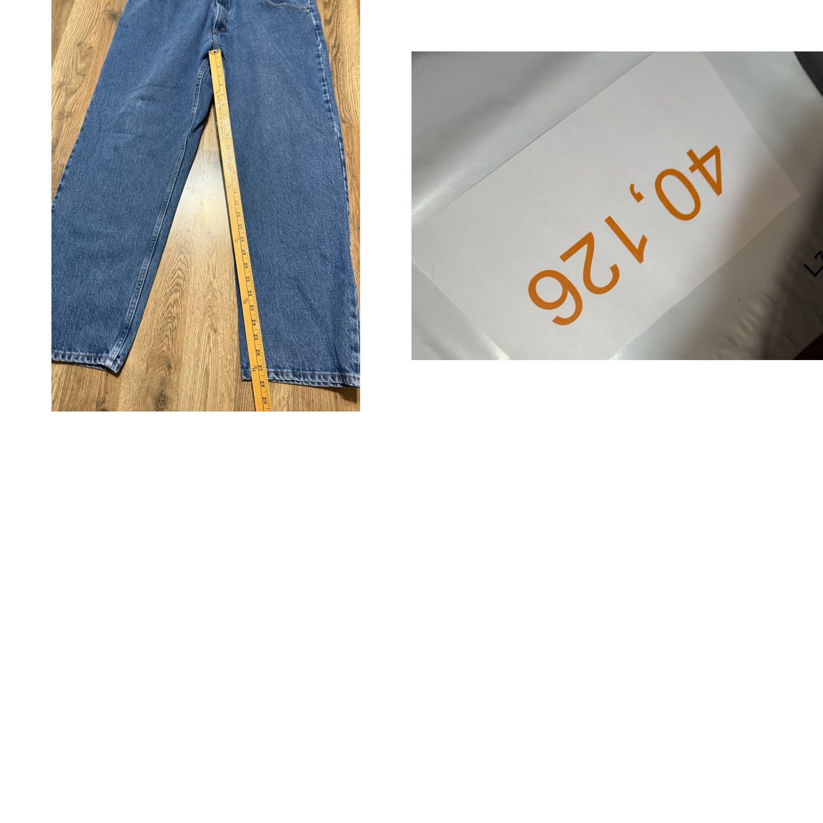 Wrangler Wrangler Jeans Mens 40x30 Blue Denim Straight Leg Pockets Medium Wash Regular Inseam 30in 5-Pocket Design Vintage: No) Size US 40 / EU 56 - 8 Thumbnail