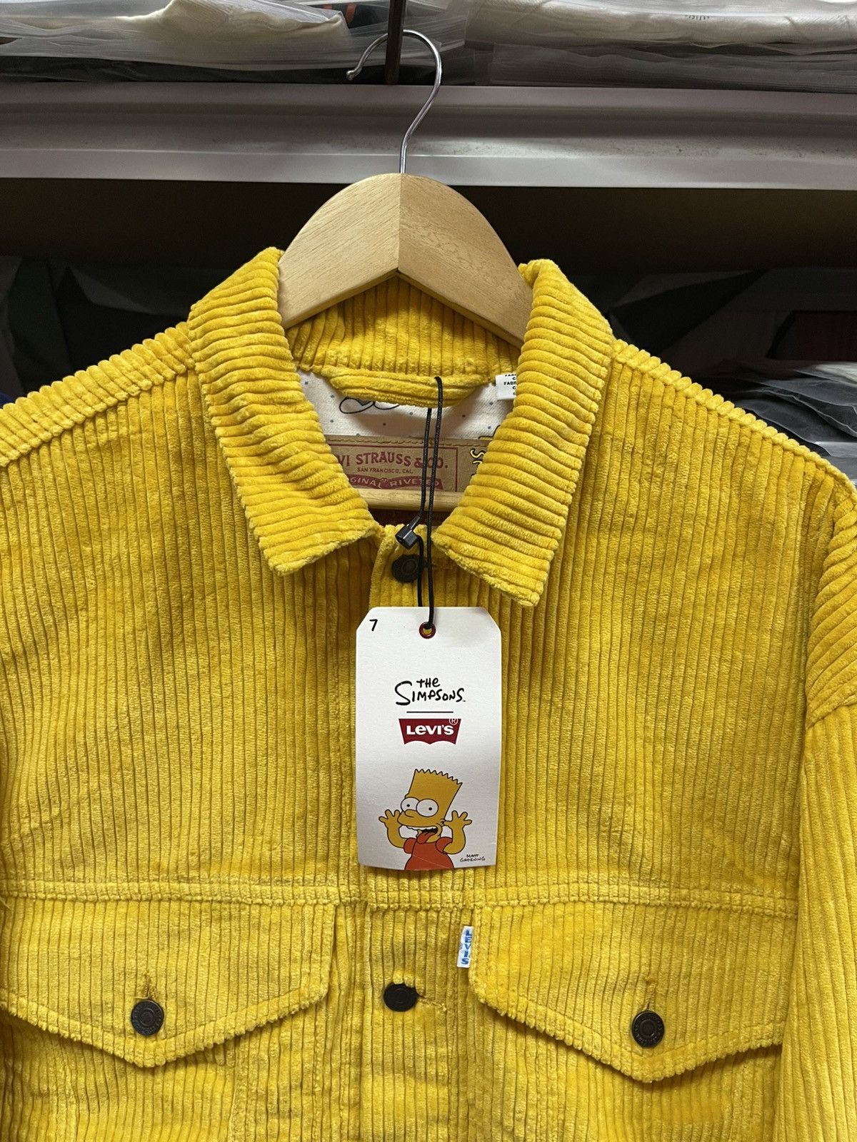 Levi's Levi's x The Simpsons Corduroy Trucker Jacket🔥🔥🔥 Size US S / EU 44-46 / 1 - 2 Thumbnail