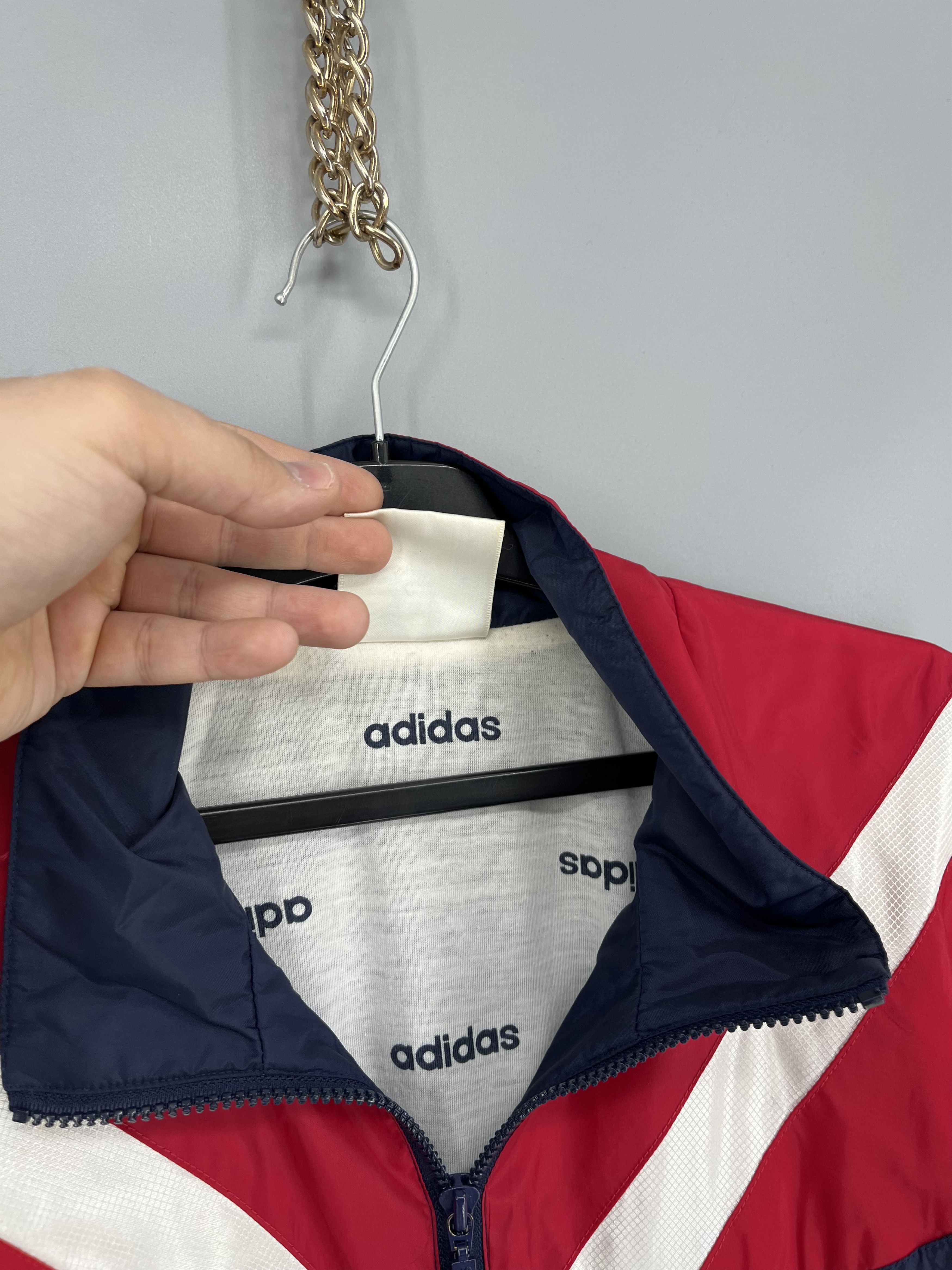 Vintage 90’s adidas RETRO Y2K BIG logo TRACK JACKET Size US M / EU 48-50 / 2 - 11 Thumbnail
