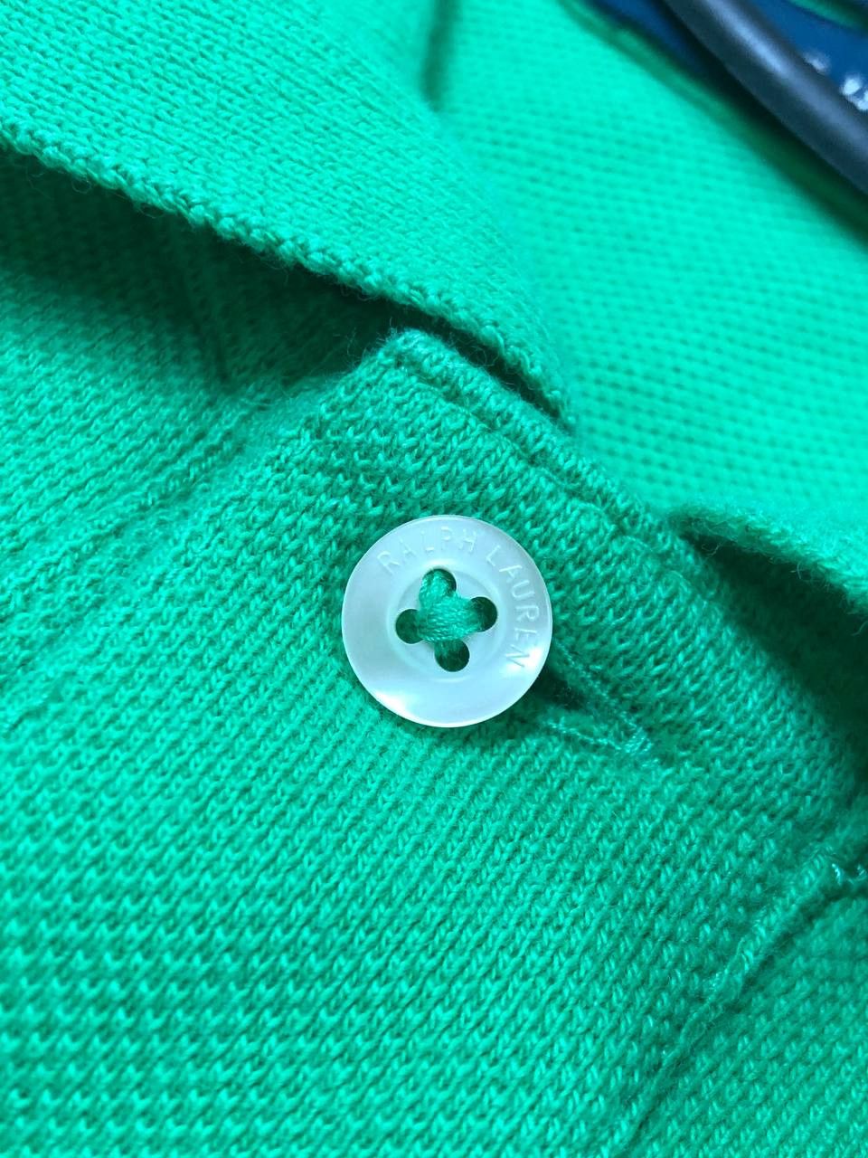 Ralph Lauren Vintage Ralph Lauren Green Skinny Polo Size S Size S / US 4 / IT 40 - 4 Thumbnail