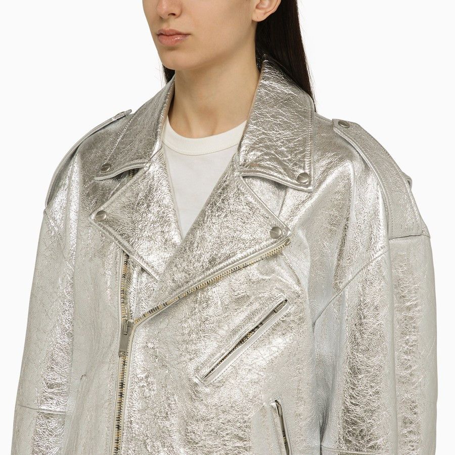 Other o1d2blof0824 Leather Jackets in Metal Size XS / US 0-2 / IT 36-38 - 4 Thumbnail