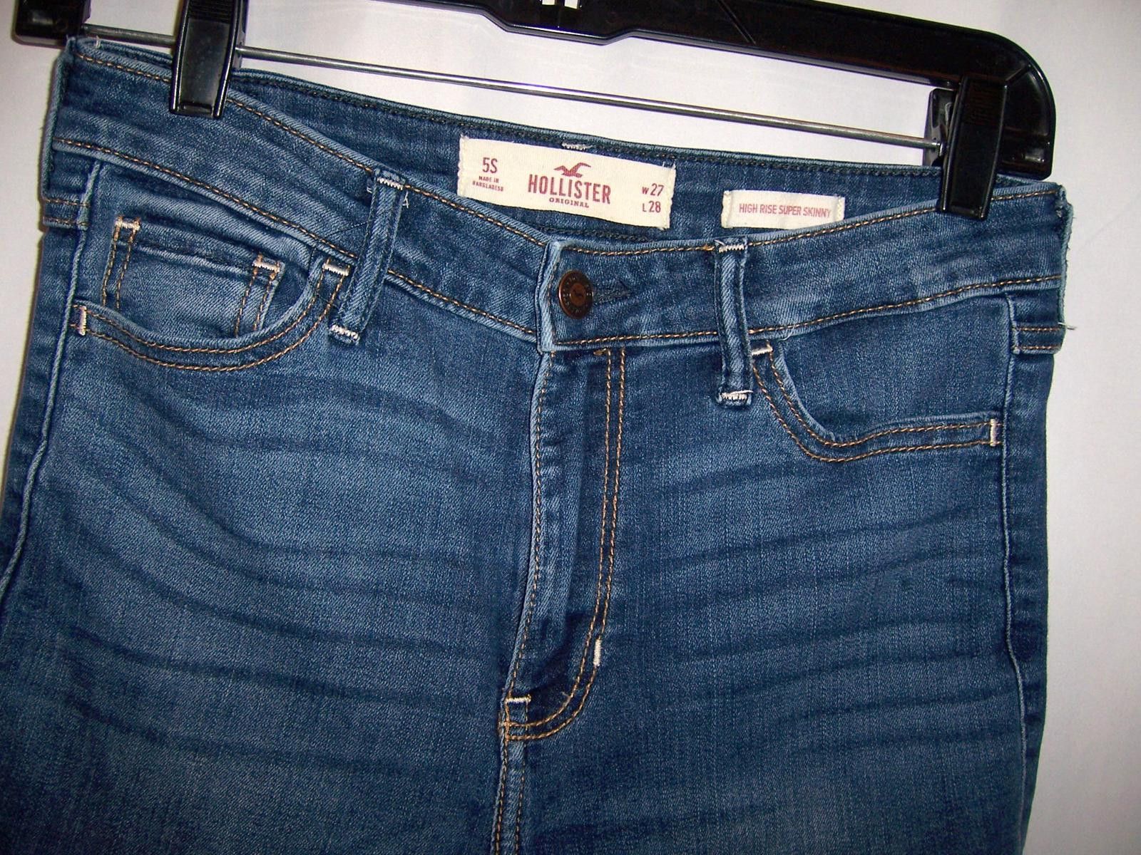 Hollister Hollister Women's High-Rise Super Skinny Jeans 27x28 Size 27" / US 4 / IT 40 - 3 Thumbnail