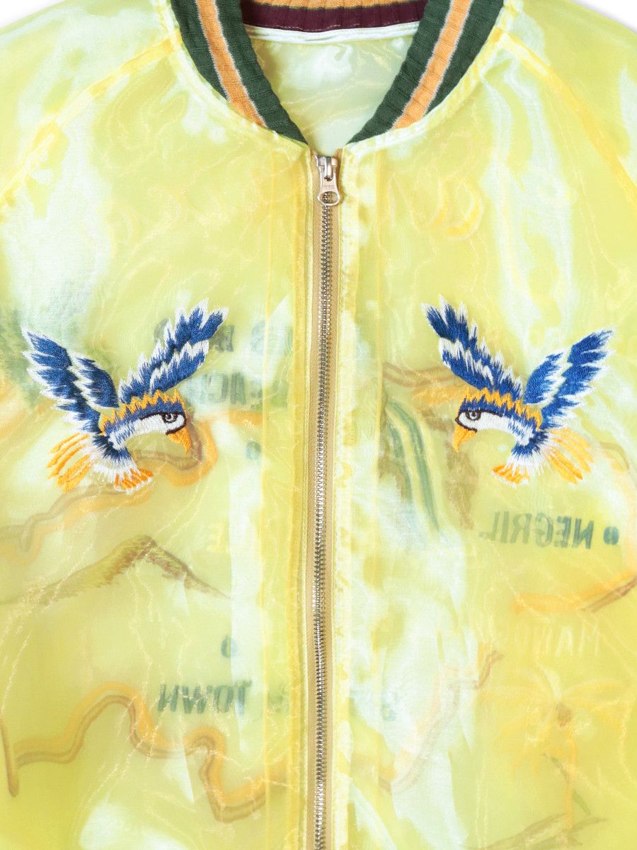 Kapital Kapital Sheer Pearl Mosquito Guard Souvenir Jacket Jamaica Size US XL / EU 56 / 4 - 3 Thumbnail