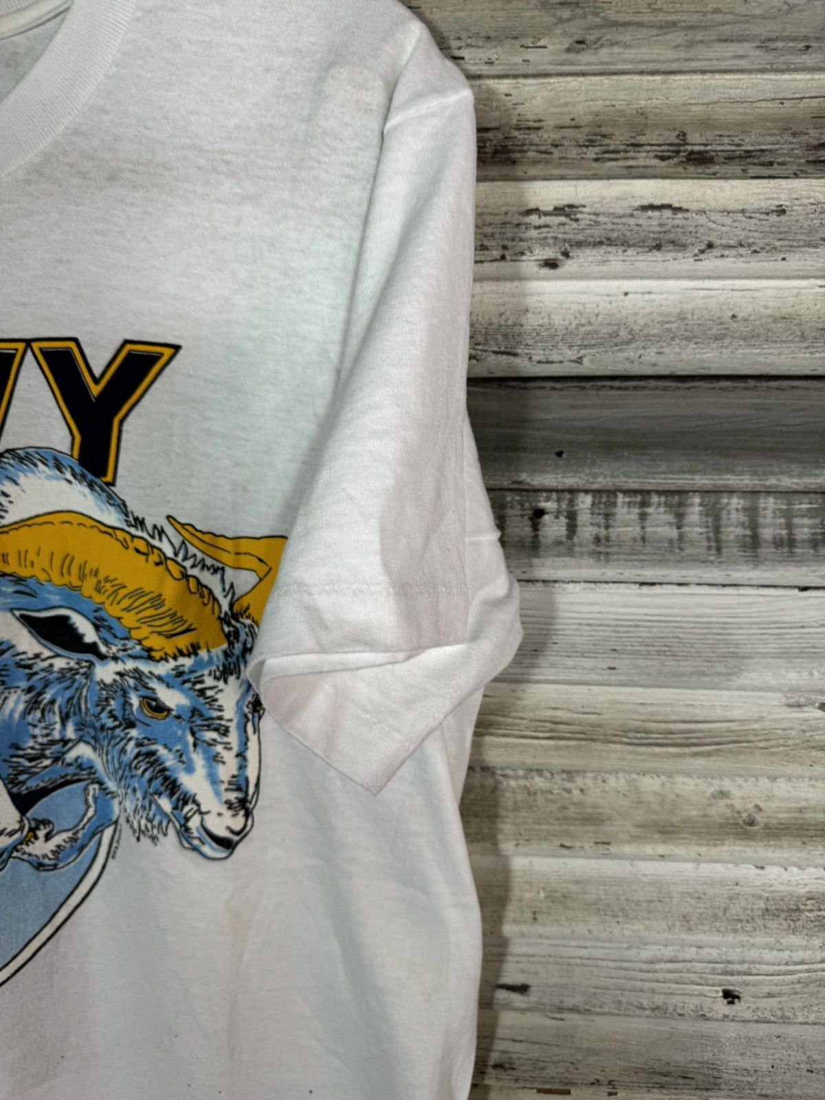 Vintage Vintage 1980s Navy Midshipmen shirt Size US L / EU 52-54 / 3 - 5 Thumbnail