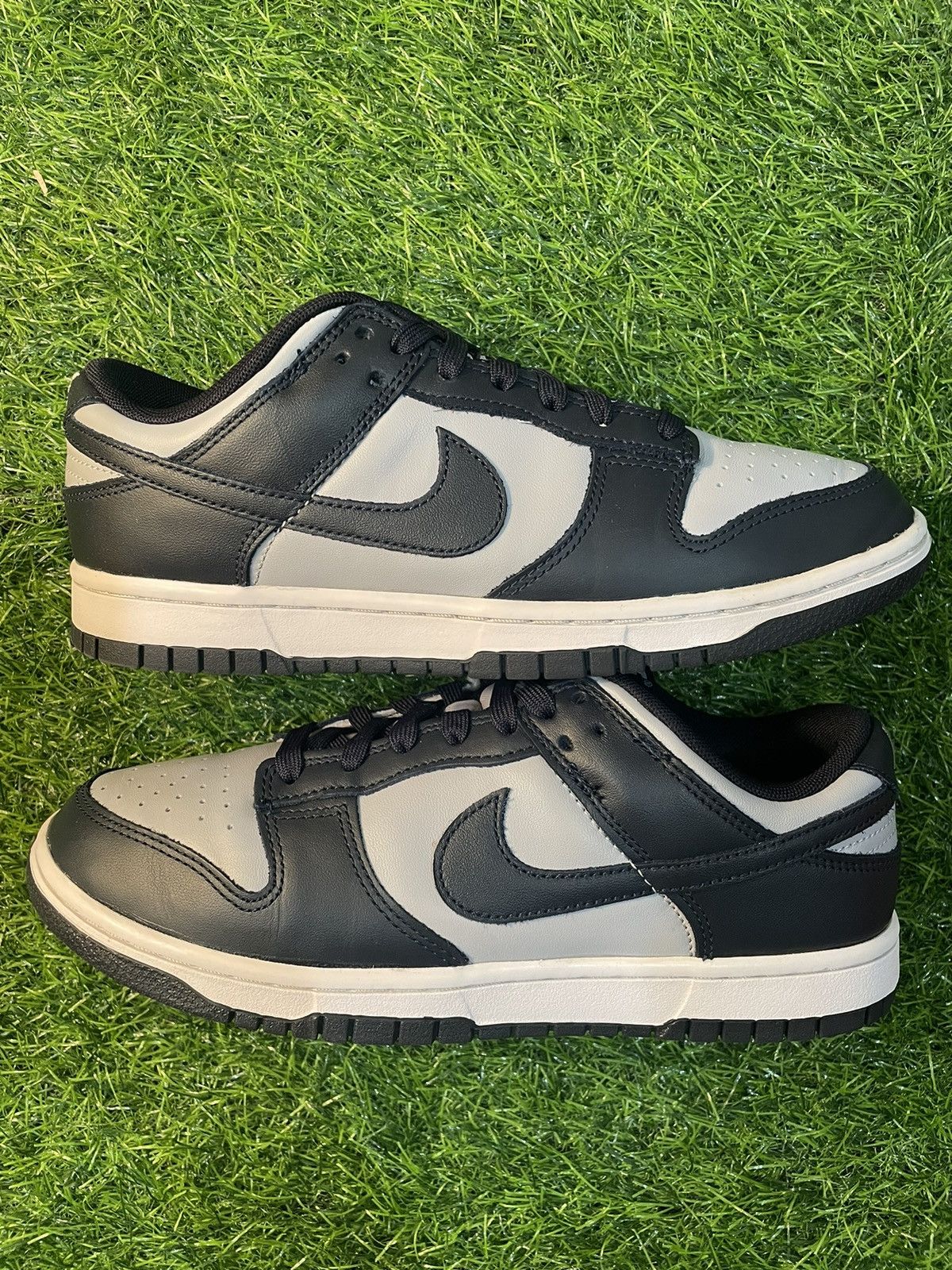 image of Nike Dunk Low Georgetown Shoes in Grey, Men's (Size 8.5)