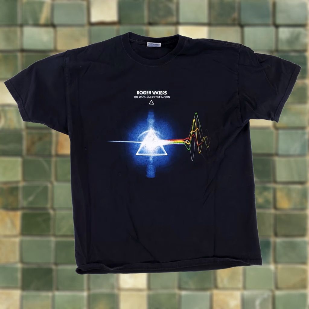 Hanes Roger Waters Dark Side of the Moon 2007 World Tour T Shirt Black Mens L Size US L / EU 52-54 / 3 - 1 Thumbnail