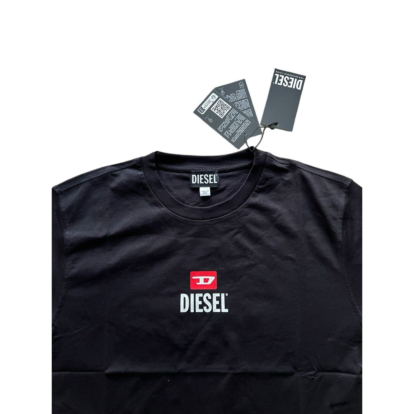 Diesel Diesel New D Logo Maglietta T-Shirt NWT $75 Black Size L Size US L / EU 52-54 / 3 - 2 Thumbnail