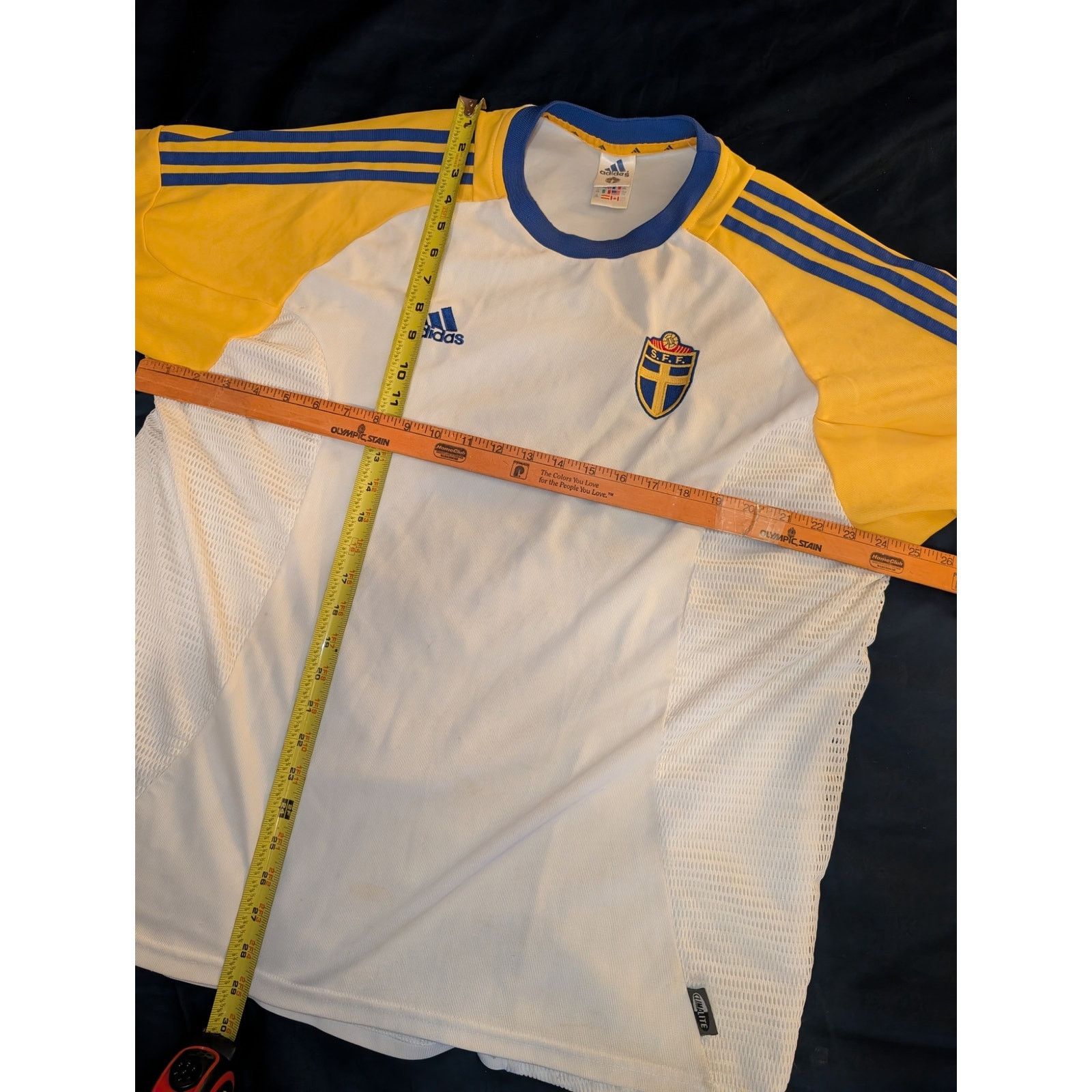 Adidas Adidas Sweden National Team 2002-2004 soccer jersey 2XL XXL Size ONE SIZE - 4 Thumbnail