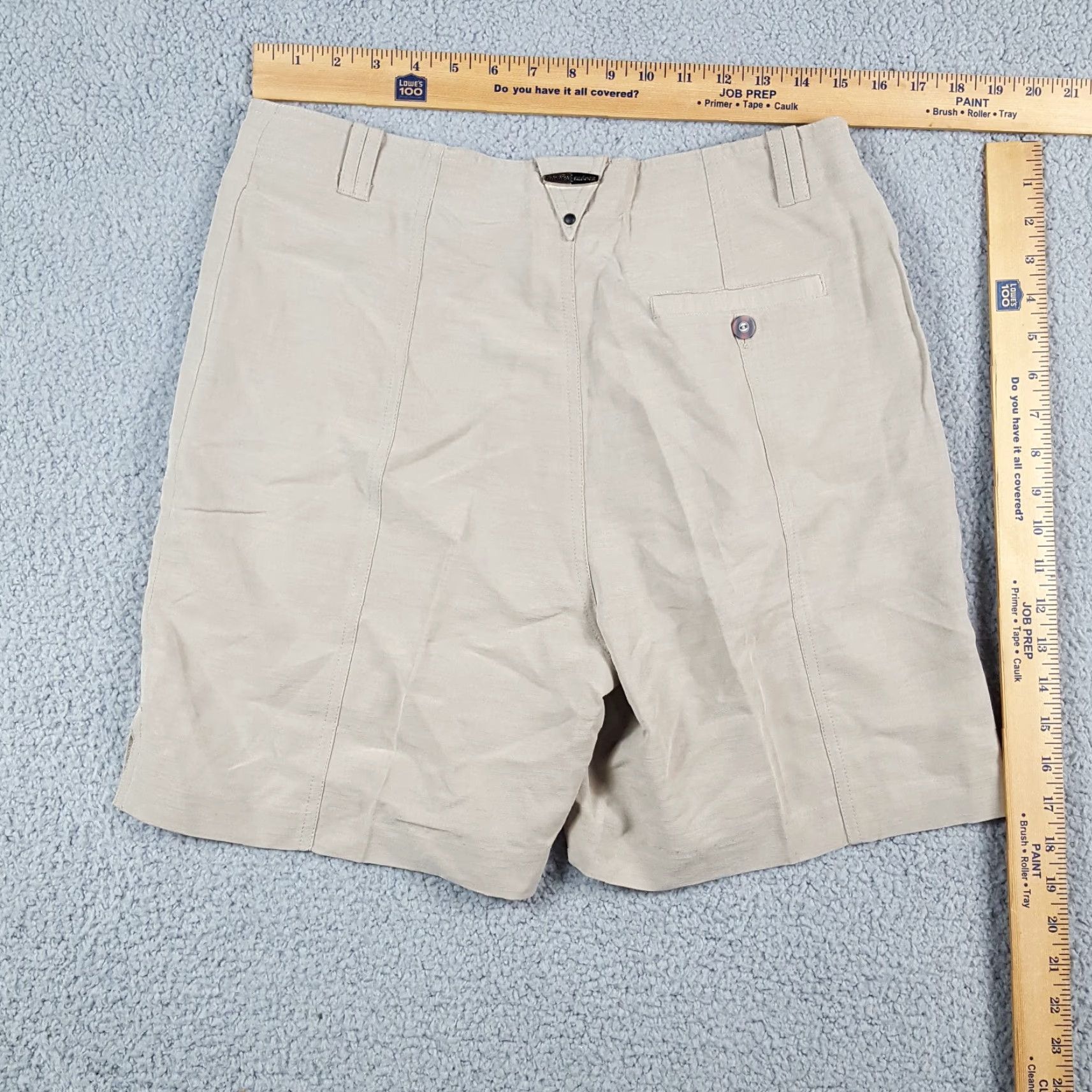 Vintage Y2K Preppy High Waist Relaxed Women's Size 12 Retro Chino Shorts Golf Pockets Size 34" / US 12 / IT 48 - 7 Thumbnail
