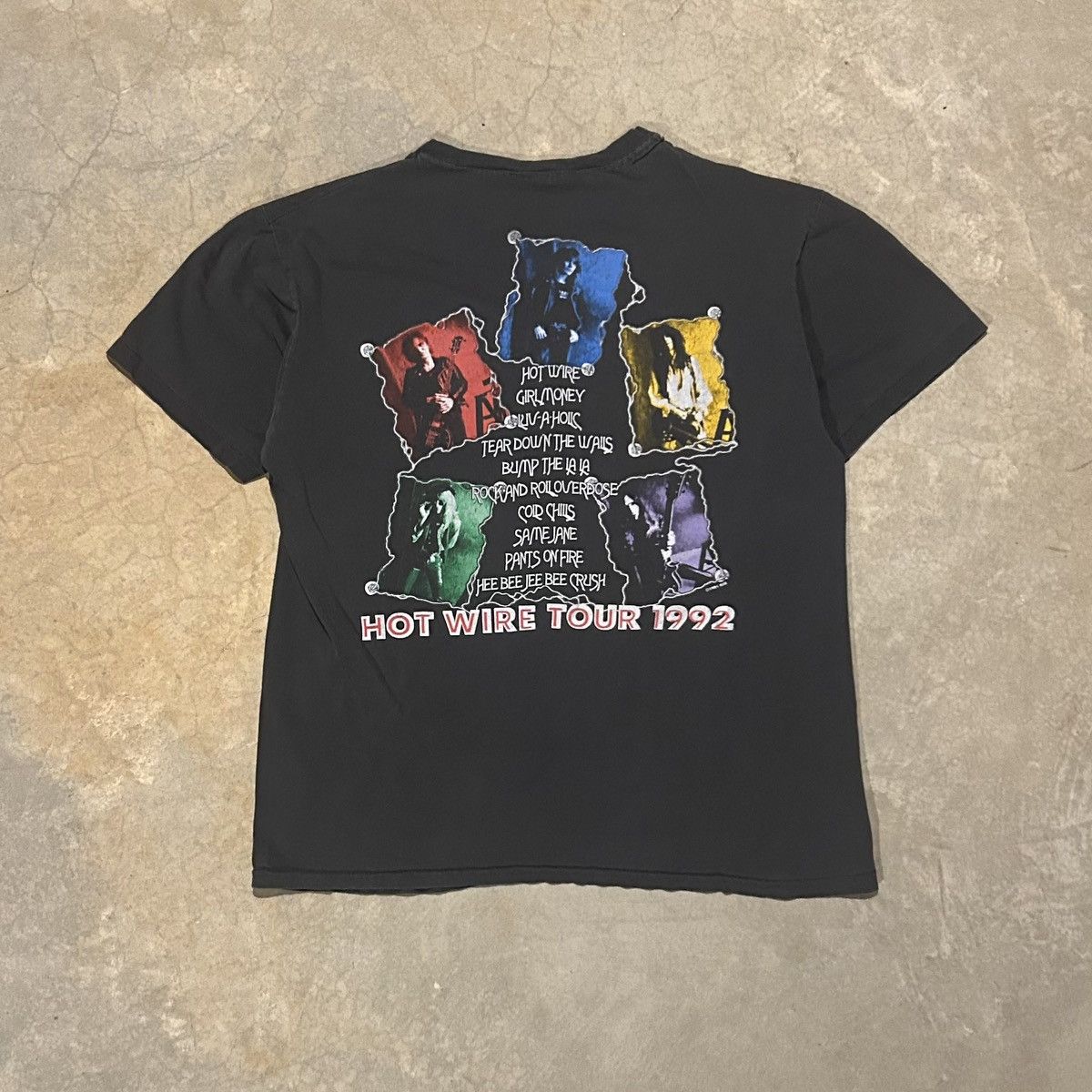 Band Tees × Vintage Crazy Vintage 90s Kix Hot Wire Faded Band Tee Grunge Size US M / EU 48-50 / 2 - 5 Thumbnail
