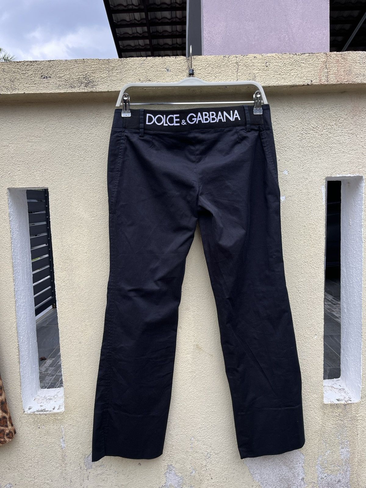 Dolce & Gabbana 00s black pants Size 28" / US 6 / IT 42 - 2 Thumbnail