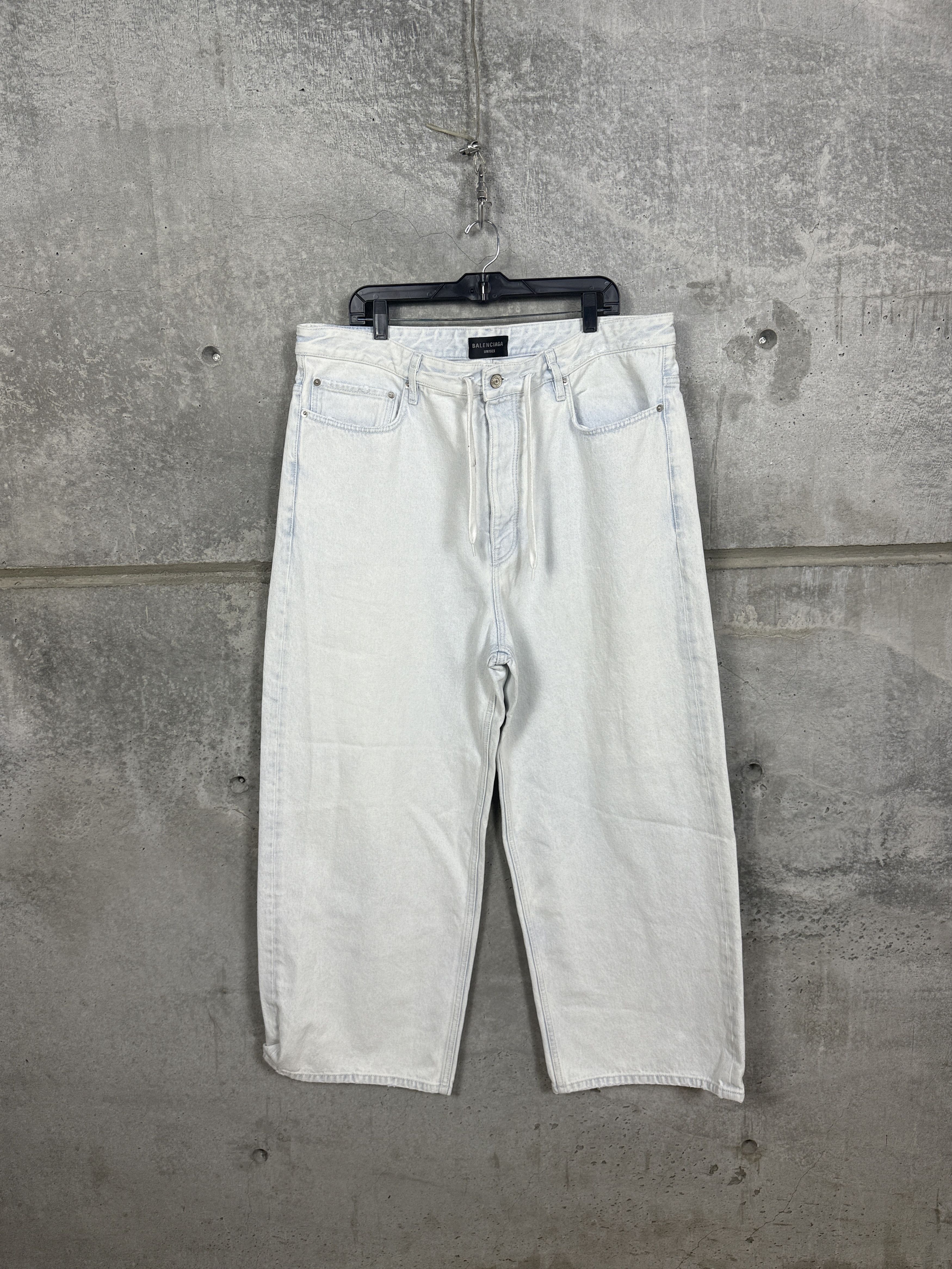 Balenciaga NWT $1850 BALENCIAGA L OVERSIZED BAGGY PANTS Size US 35 - 1 Thumbnail