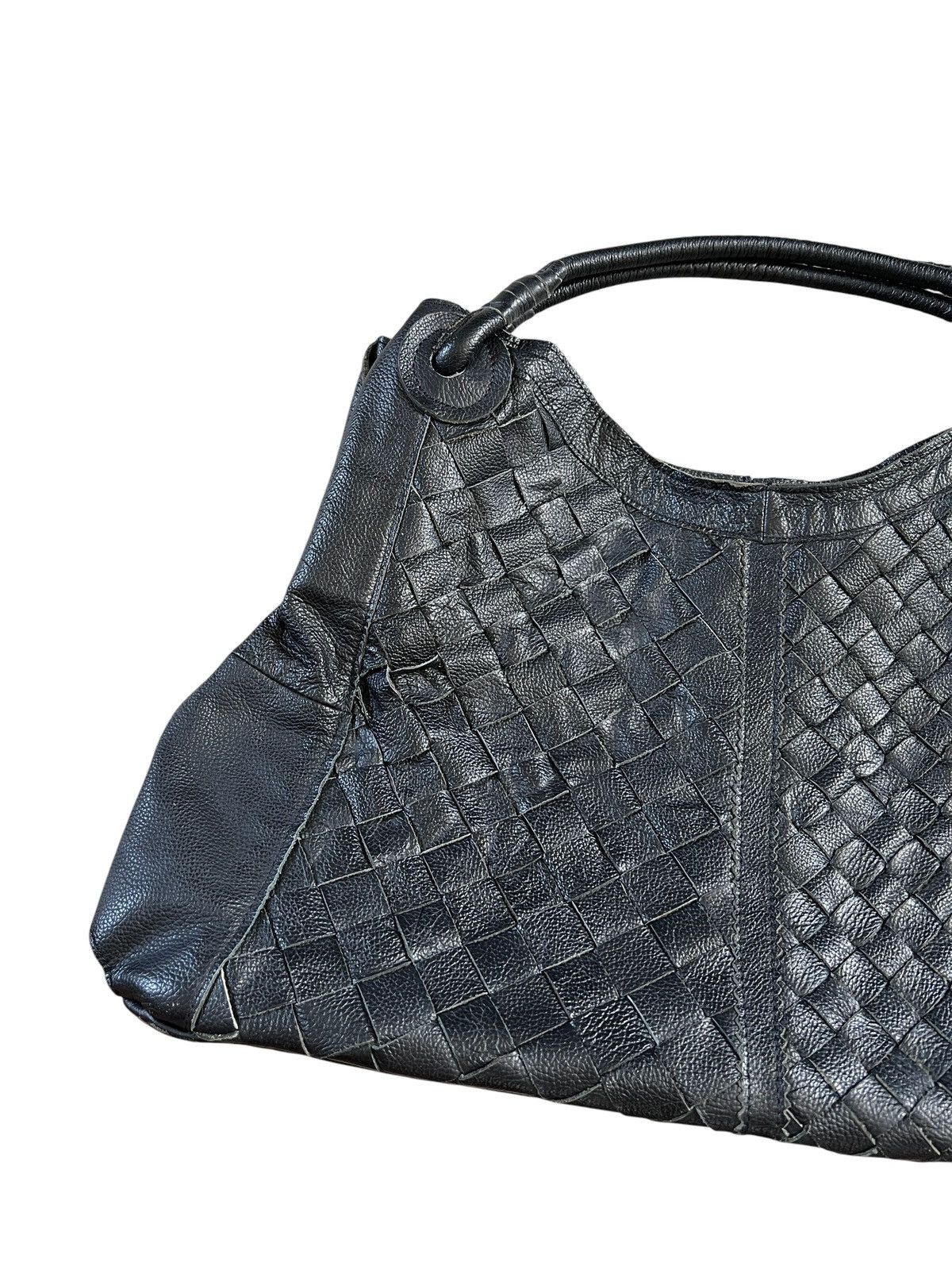 GOA Vintage G.O.A Braided Leather Hobo Bag Size ONE SIZE - 5 Thumbnail