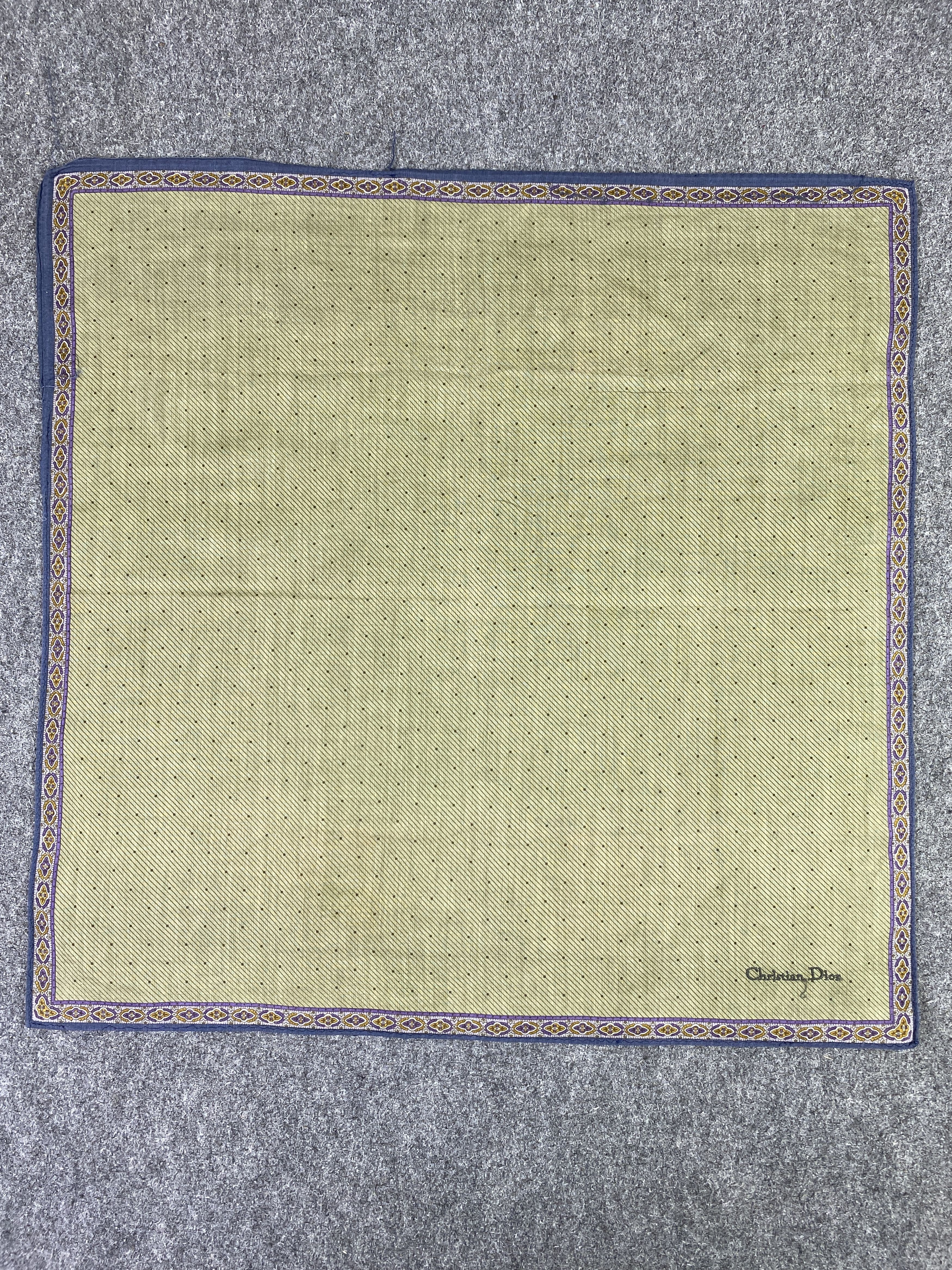 Dior Vintage Dior Handkerchief / Neckerchief KT0178 Size ONE SIZE - 4 Thumbnail