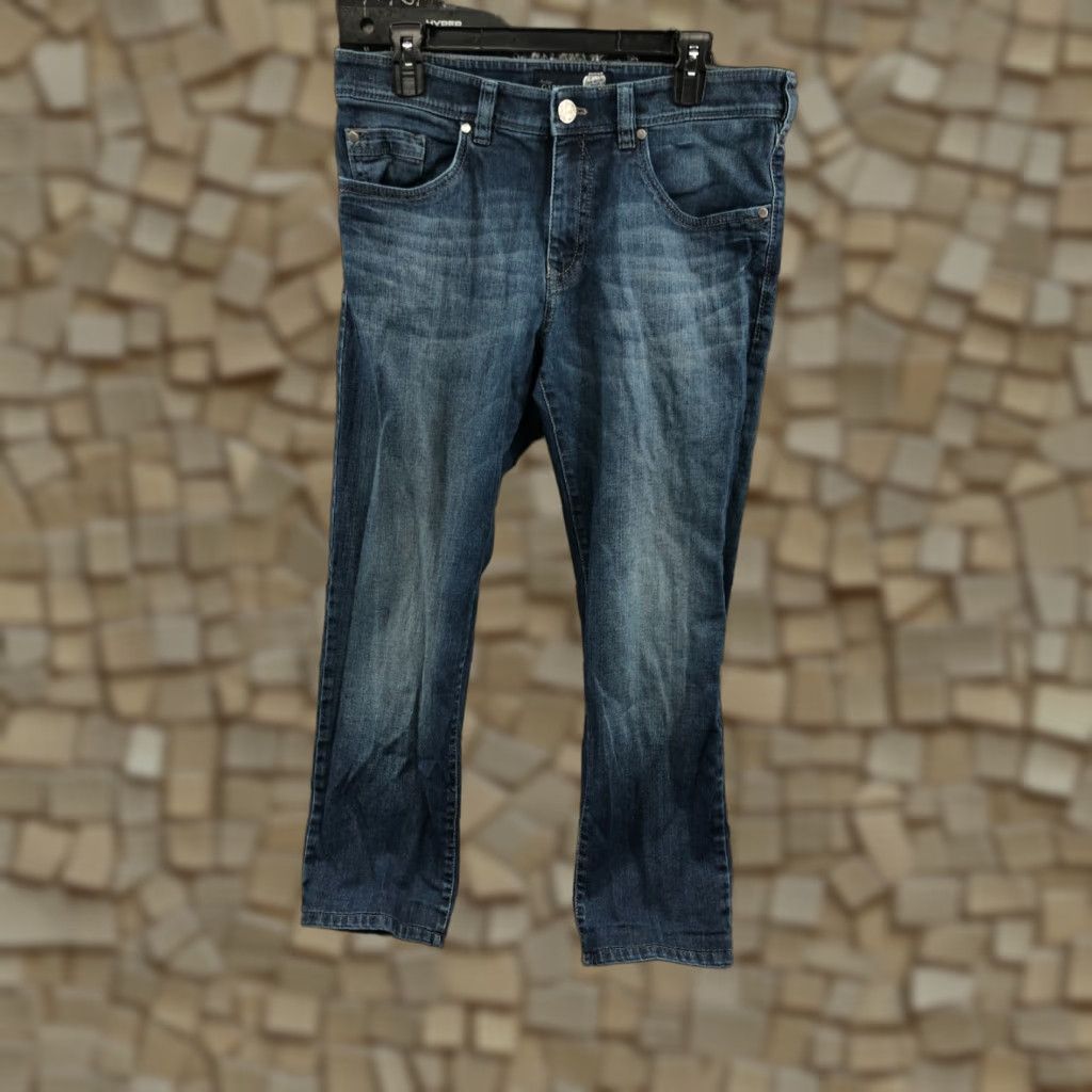 Vintage Atelier Gardeur Straight Jeans Mens 33x27 Regular Mid Blue Denim 5-Pocket Classic 33in Waist Size US 33 - 1 Thumbnail