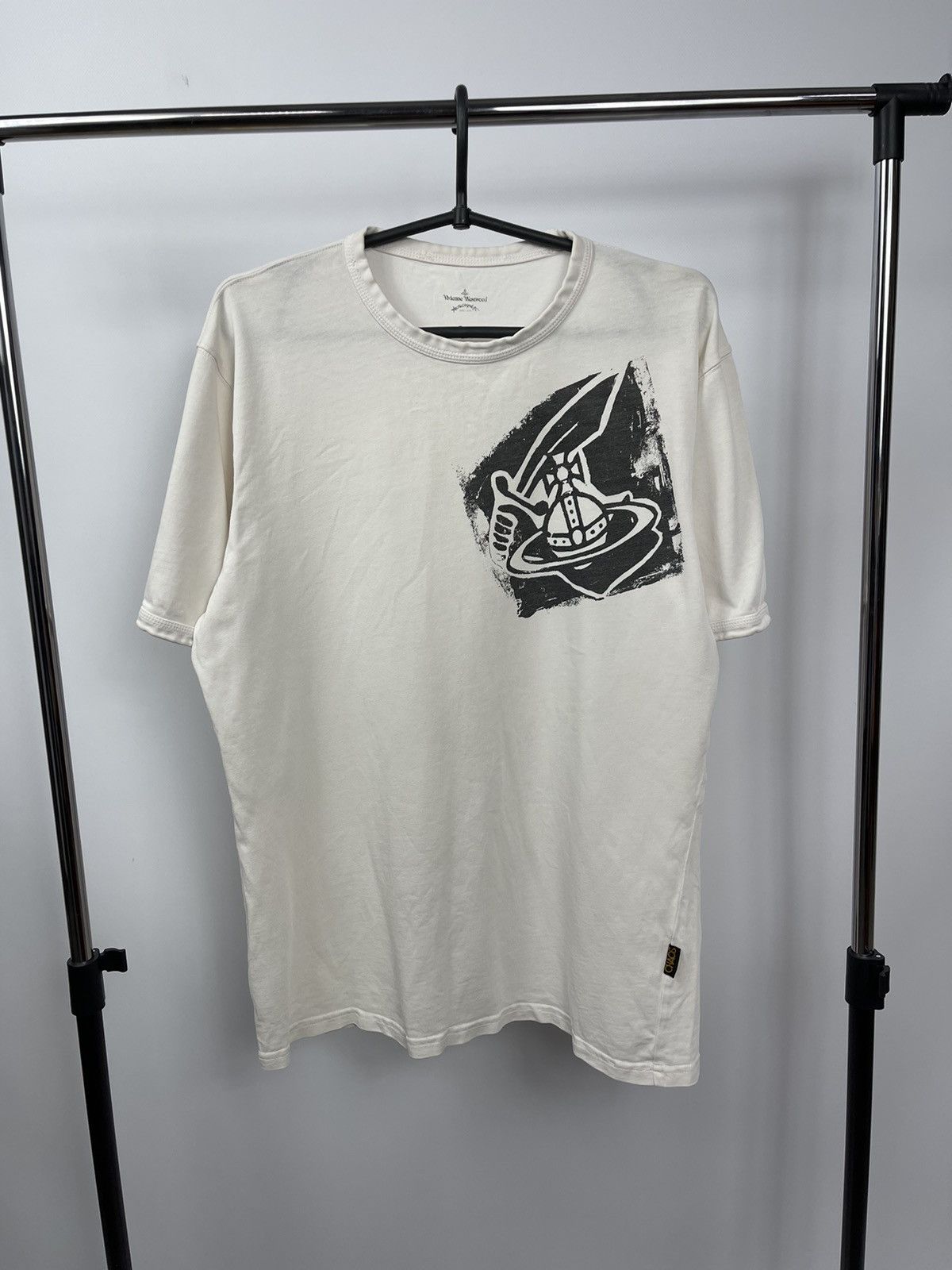 Vivienne Westwood Vivienne Westwood Anglomania T-Shirt Men's M White Cutlass Size US M / EU 48-50 / 2 - 1 Thumbnail