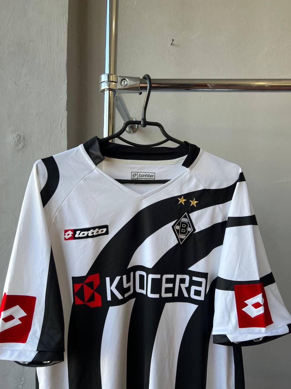 Lotto Sport 2006/7 BORUSSIA MONCHENGLABACH HOME SOCCER FOOTBALL JERSEY Size US XXL / EU 58 / 5 - 4 Thumbnail