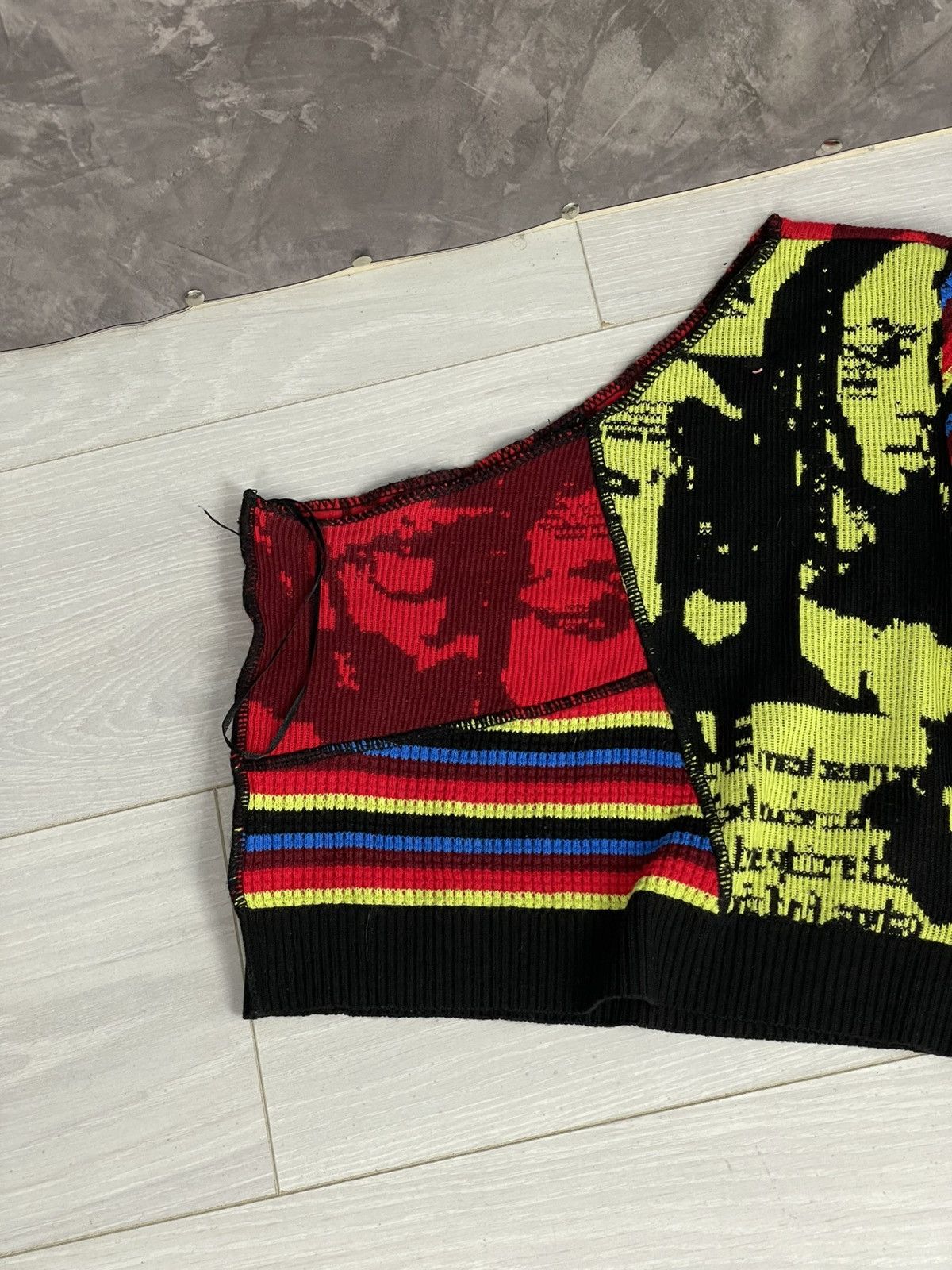 Hysteric Glamour × Vintage Y2K Archival Hysteric Glamour Style Crop Sweater Size M / US 6-8 / IT 42-44 - 2 Thumbnail
