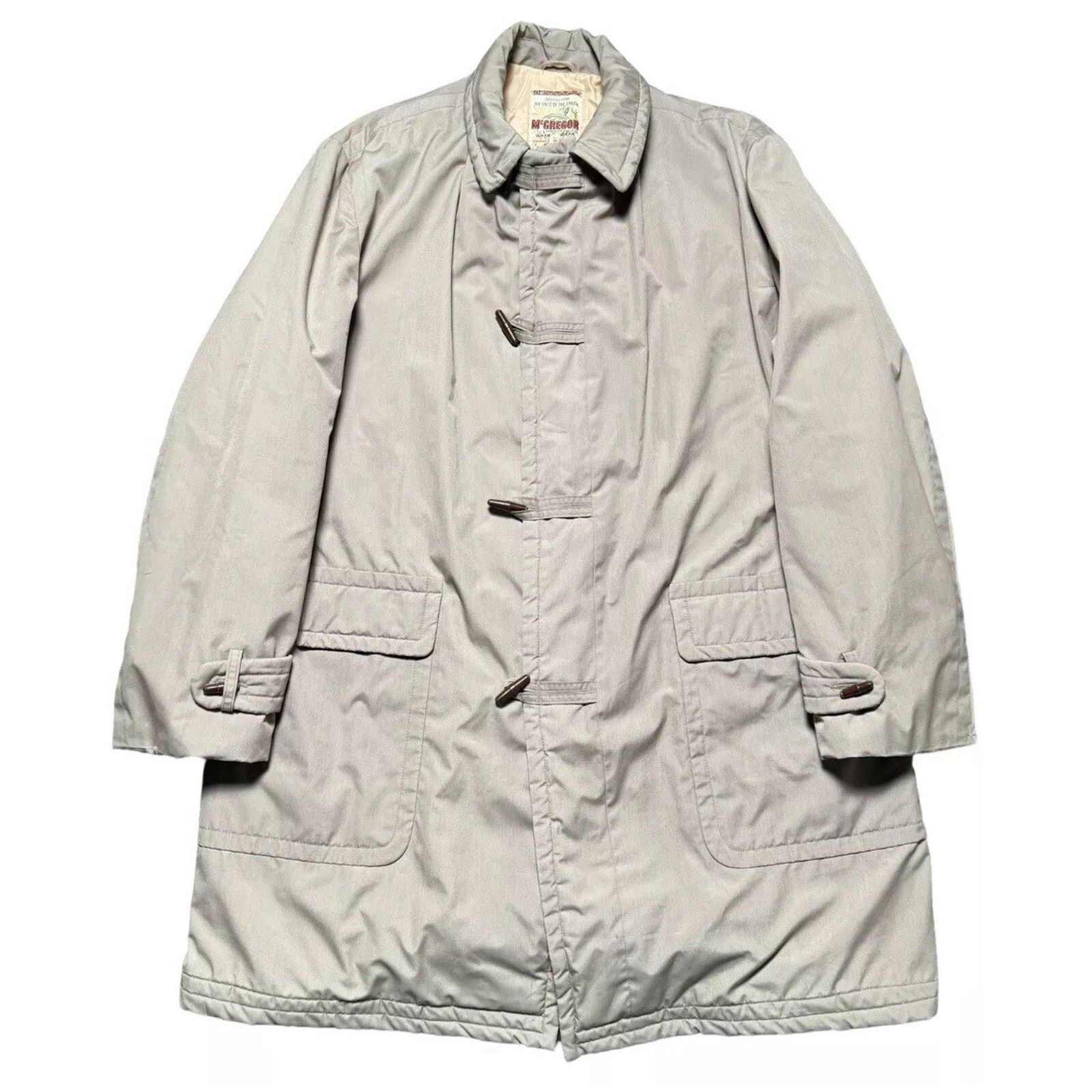 McGregor Vintage Mcgregor Beige Trench Coat Quilt Lined Talon 44 USA Size US L / EU 52-54 / 3 - 1 Thumbnail