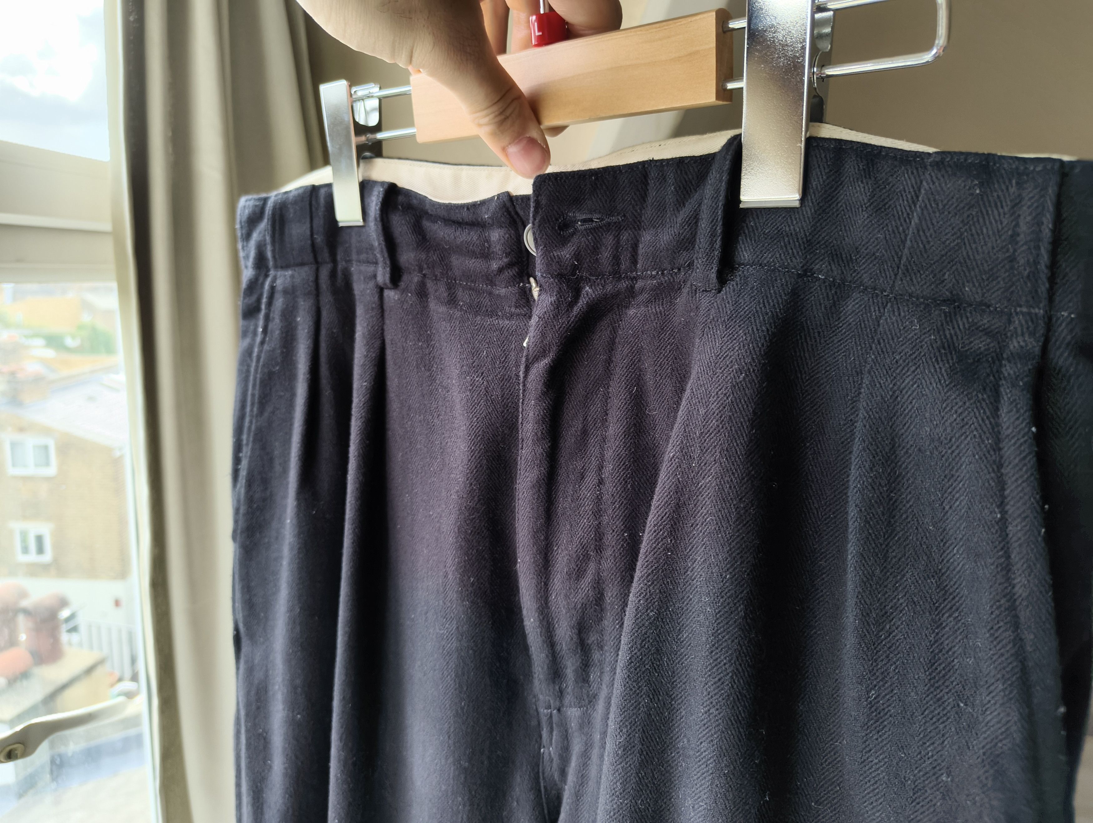 Nanamica Cotton wool pants - deep sea Size US 30 / EU 46 - 1 Thumbnail