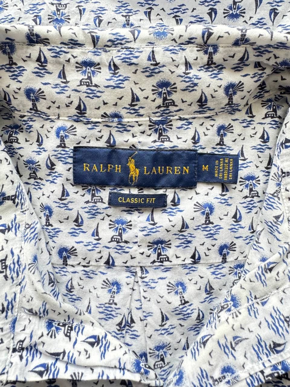 Polo Ralph Lauren Polo Ralph Lauren Sea Motifs Shirt Size US M / EU 48-50 / 2 - 3 Thumbnail
