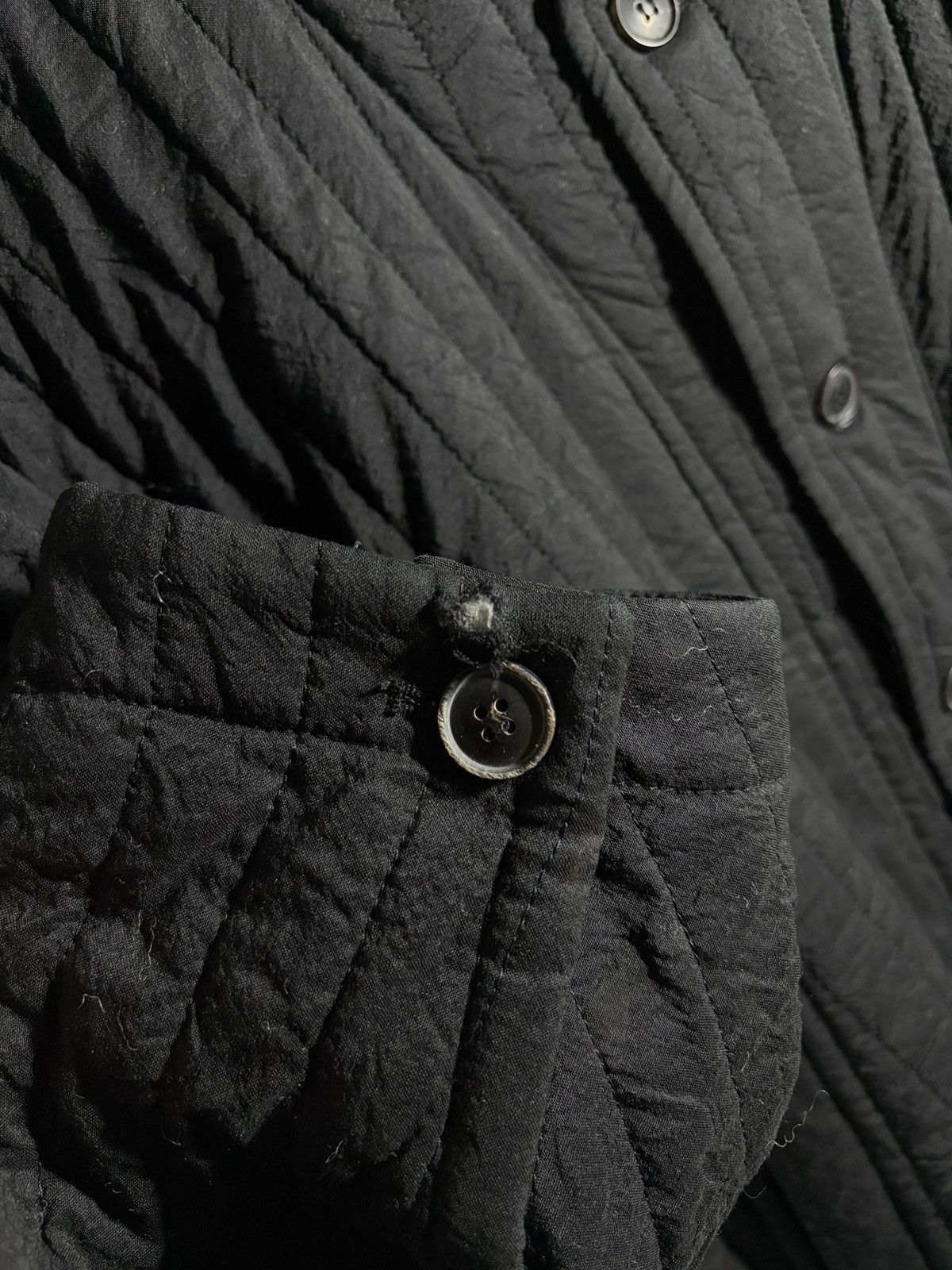 Jan Jan Van Essche JAN-JAN VAN ESSCHE JACKET #62 COLLARLESS PADDED JACKET Size US M / EU 48-50 / 2 - 10 Thumbnail
