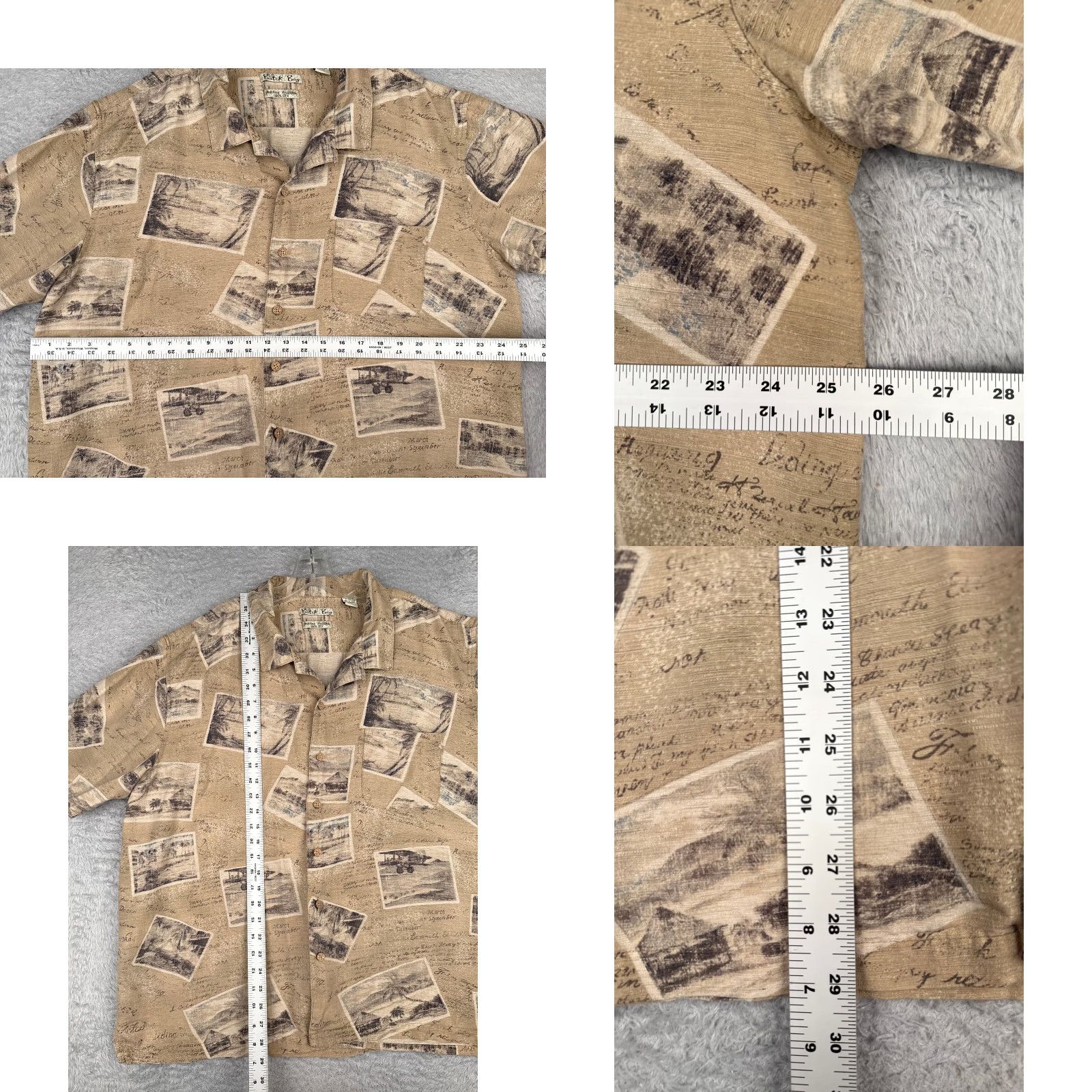 Vintage VINTAGE Batik Bay Shirt Men 2XL Beige Floral Silk Button-Up Hawaiian Resort Vacation Aloha 100% Silk Reads Size US XXL / EU 58 / 5 - 8 Thumbnail