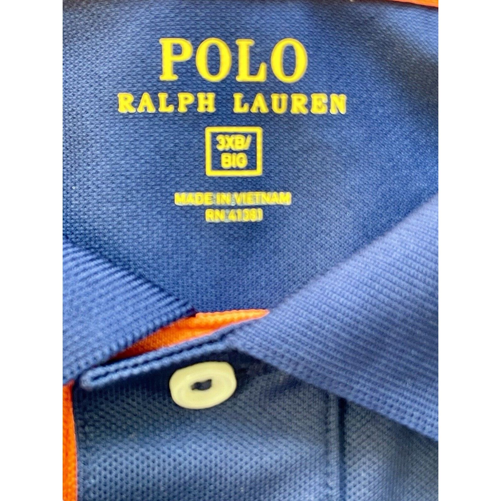 POLO RALPH LAUREN POLO SHIRT Men's BIG PONY Big Tall 3XB