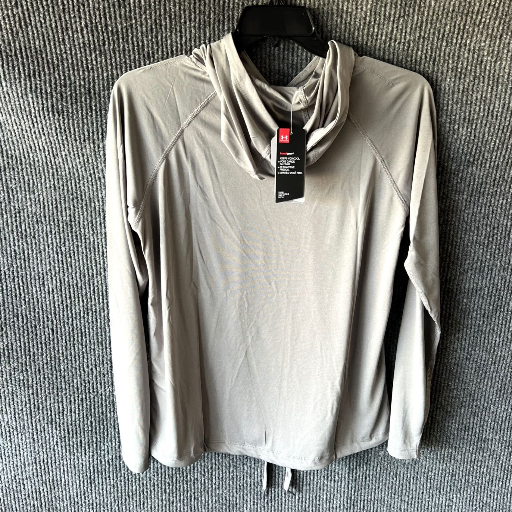 Under Armour Under Armour Hoodie Womens XL Grey Pullover Sweater Sweatshirt Lightweight Gym Size XL / US 12-14 / IT 48-50 - 6 Thumbnail