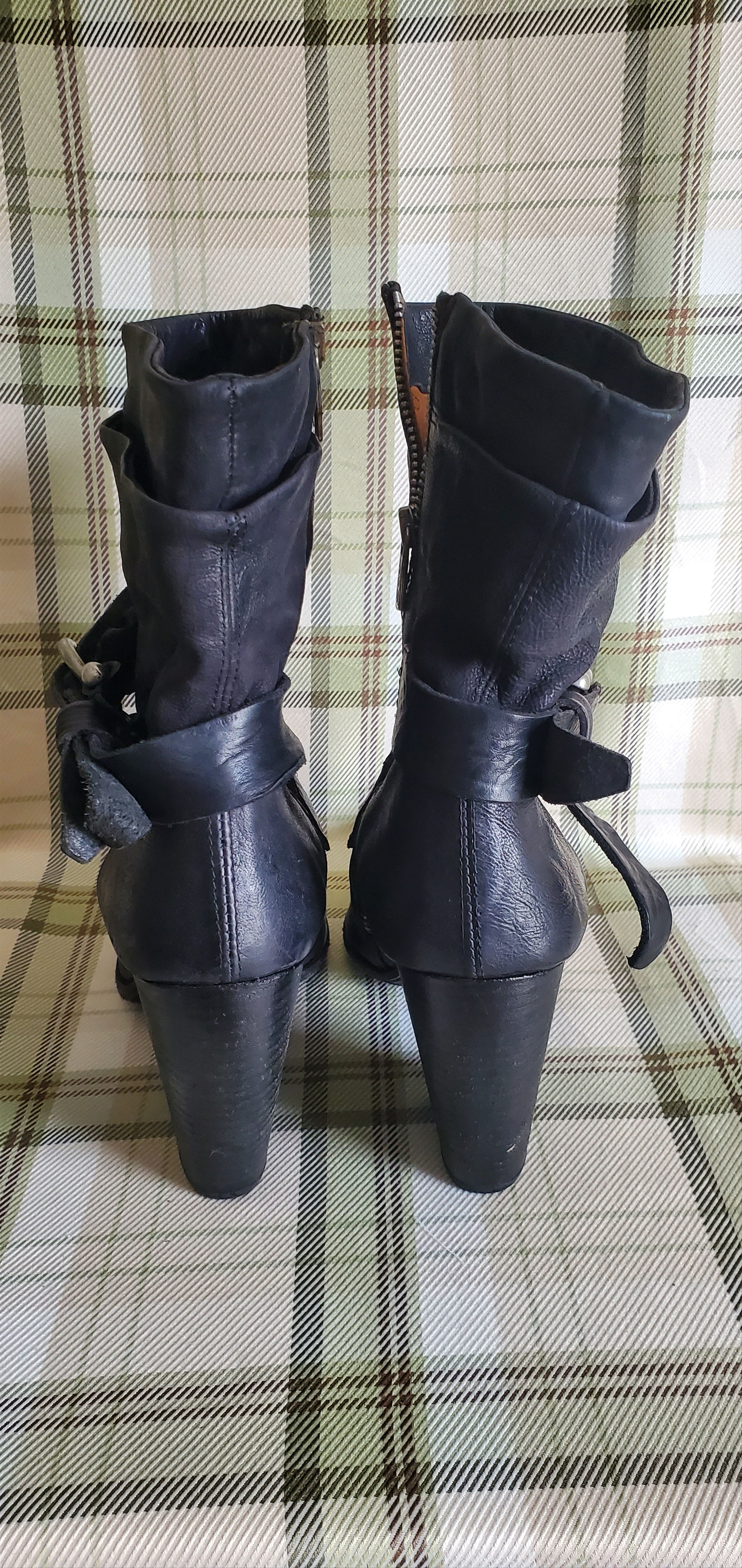 A.S.98 A.S 98 Black Ankle Pull On Boots Size US 10 / IT 40 - 4 Thumbnail