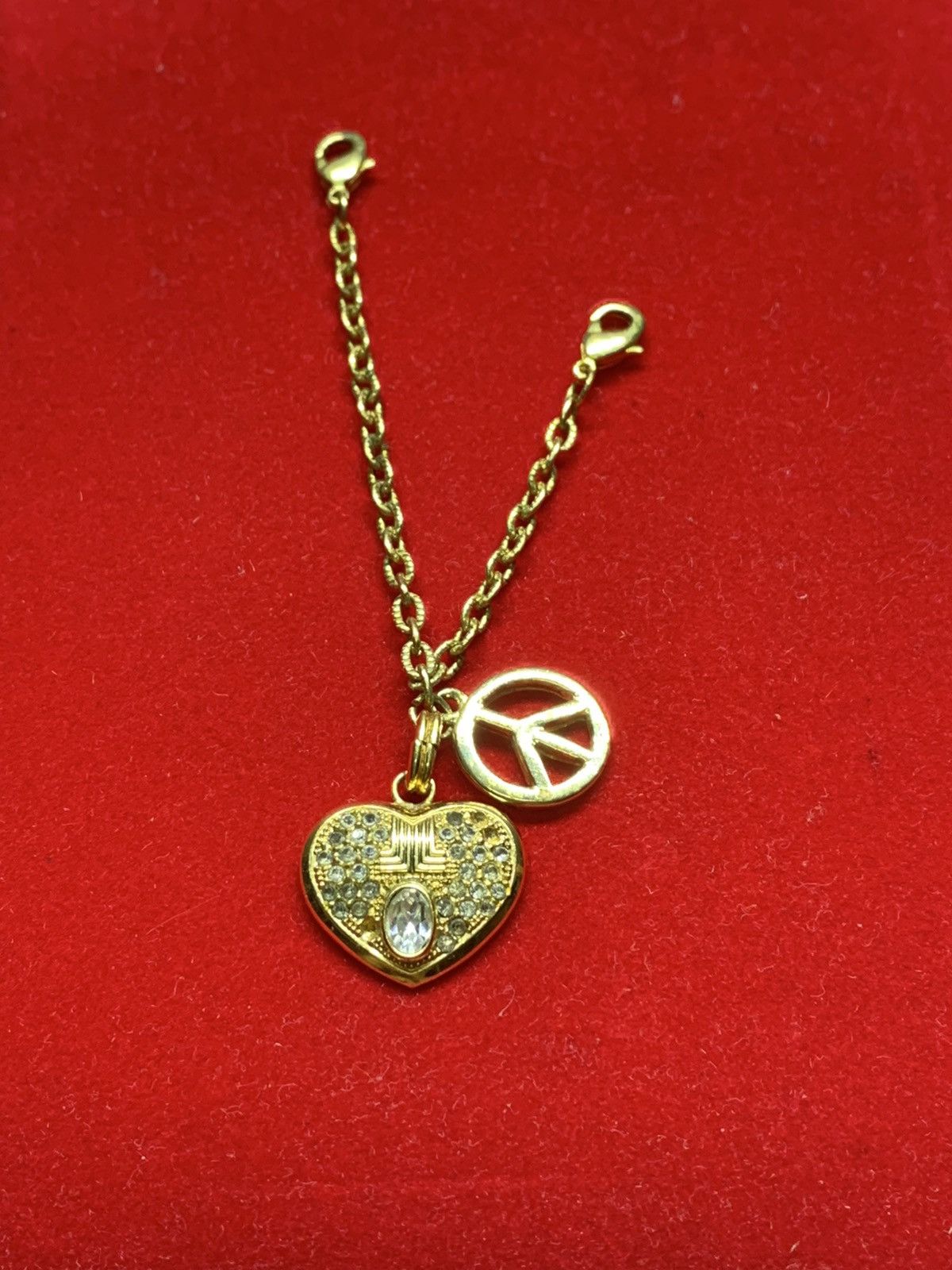 Jewelry Lanvin Diomands Peace Symbole Reworked Bracelet Pendant Size ONE SIZE - 3 Thumbnail