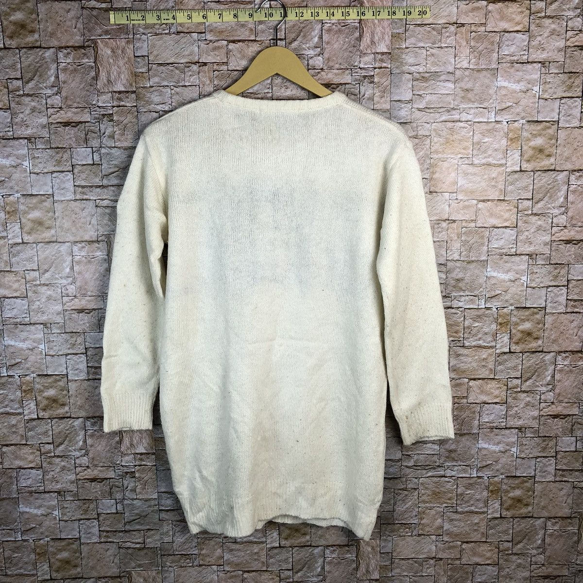 Homespun Knitwear × Japanese Brand Ziddy White Knitwear vintage #A416 Size M / US 6-8 / IT 42-44 - 13 Thumbnail