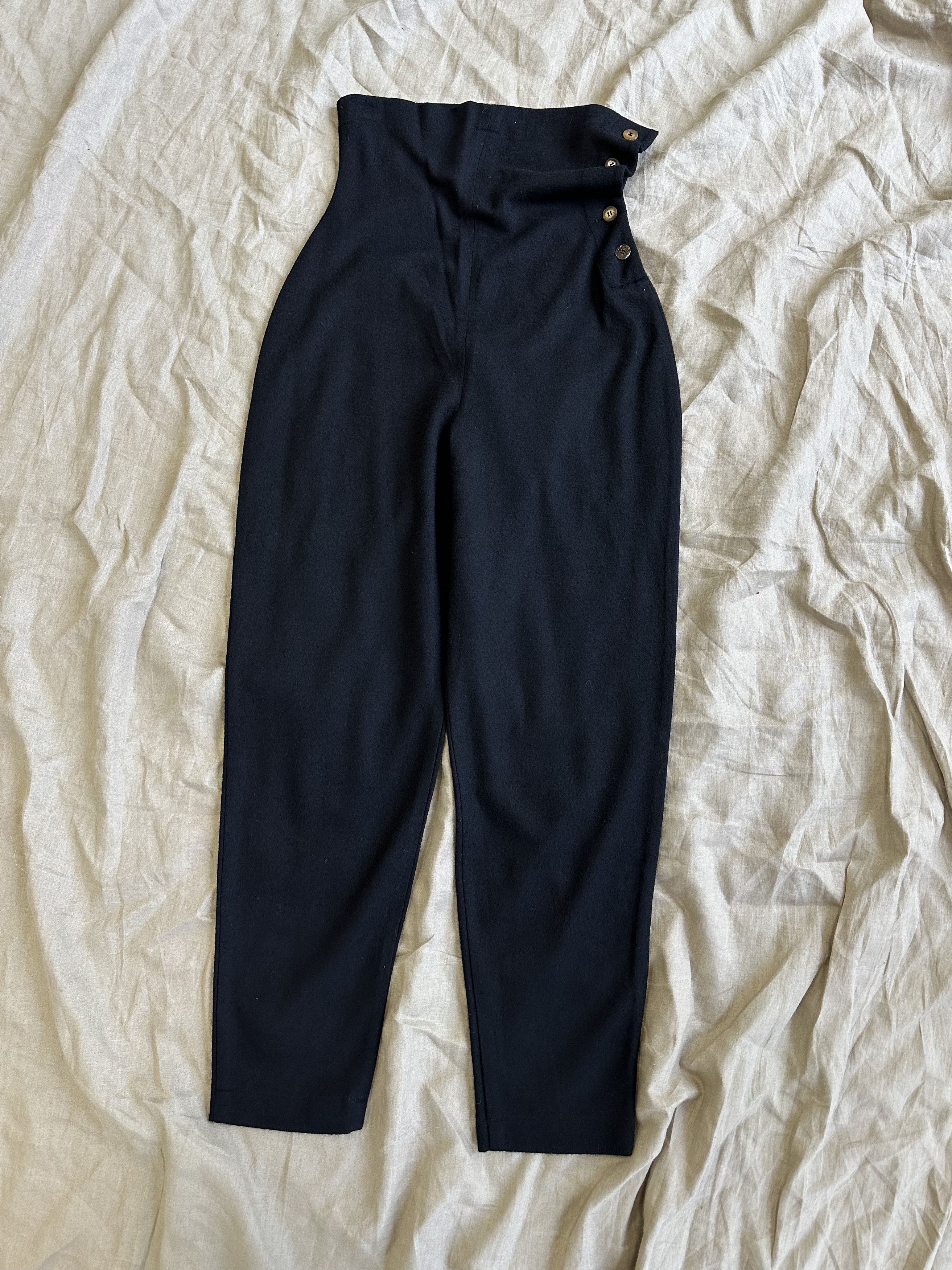image of Archival Clothing x Comme Des Garcons Comme Des Garçons Vintage Archive Riding Wool Pants 6170Ac in