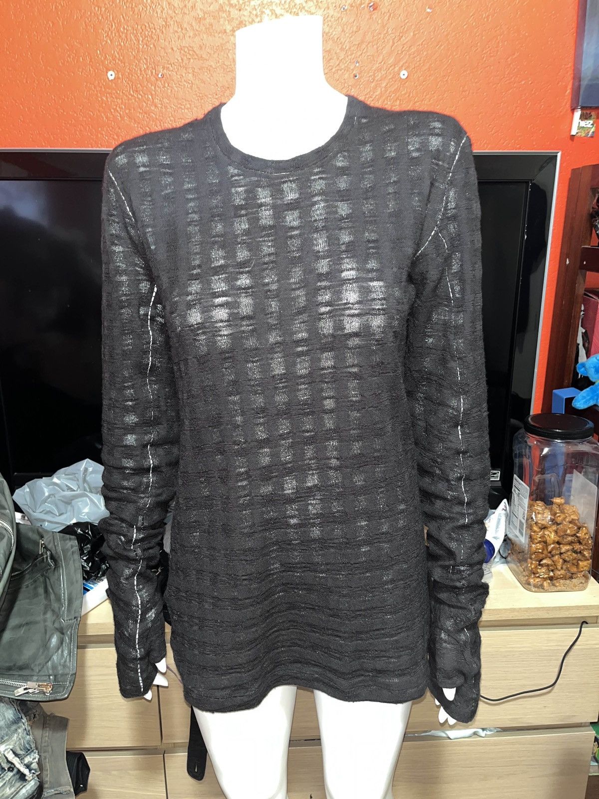 Carol Christian Poell Carol Christian Poell Scarsitich Wool Sweater Size US S / EU 44-46 / 1 - 4 Thumbnail