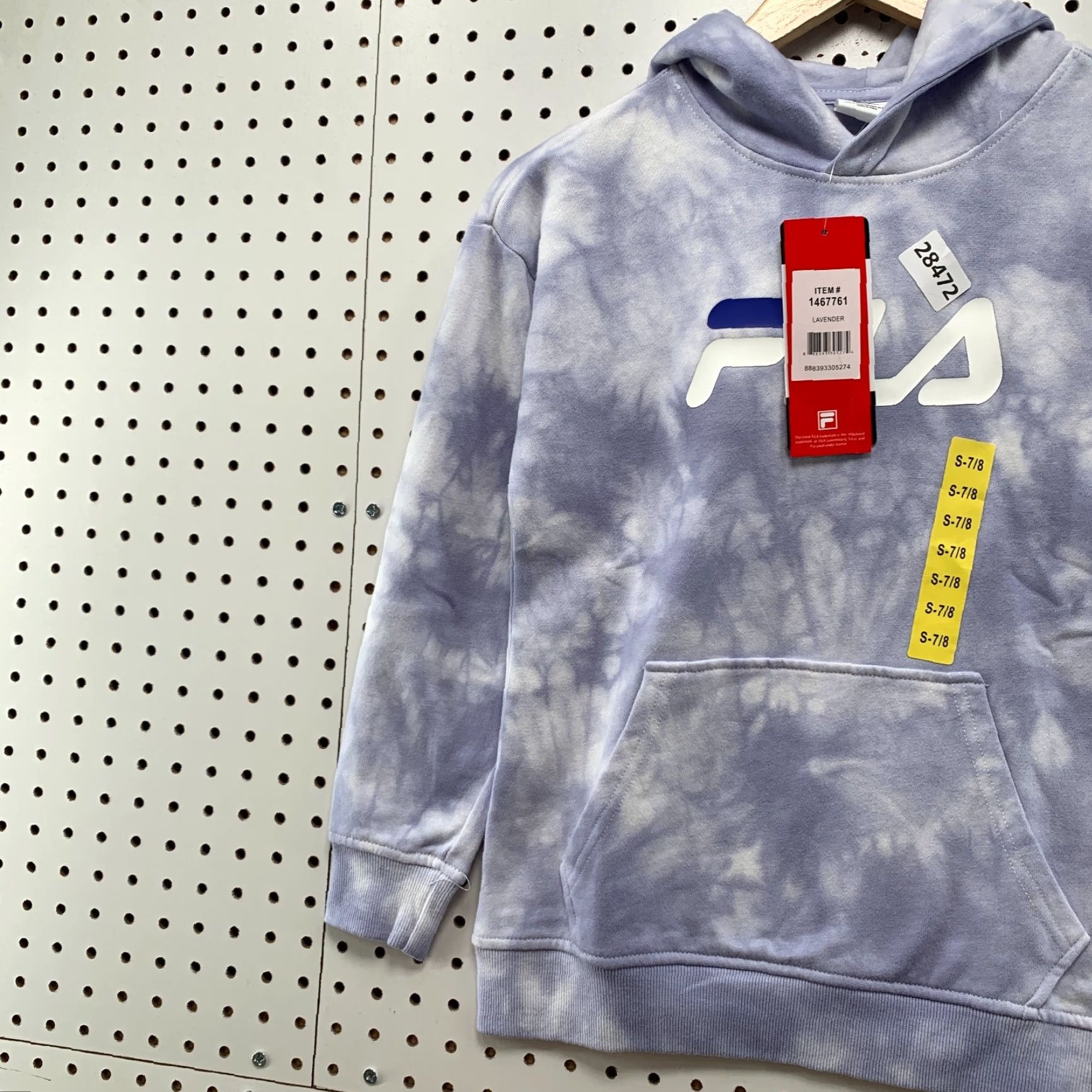 Fila FILA Hoodie Women Small Purple Acid Wash Pullover Womens Size S / US 4 / IT 40 - 3 Thumbnail