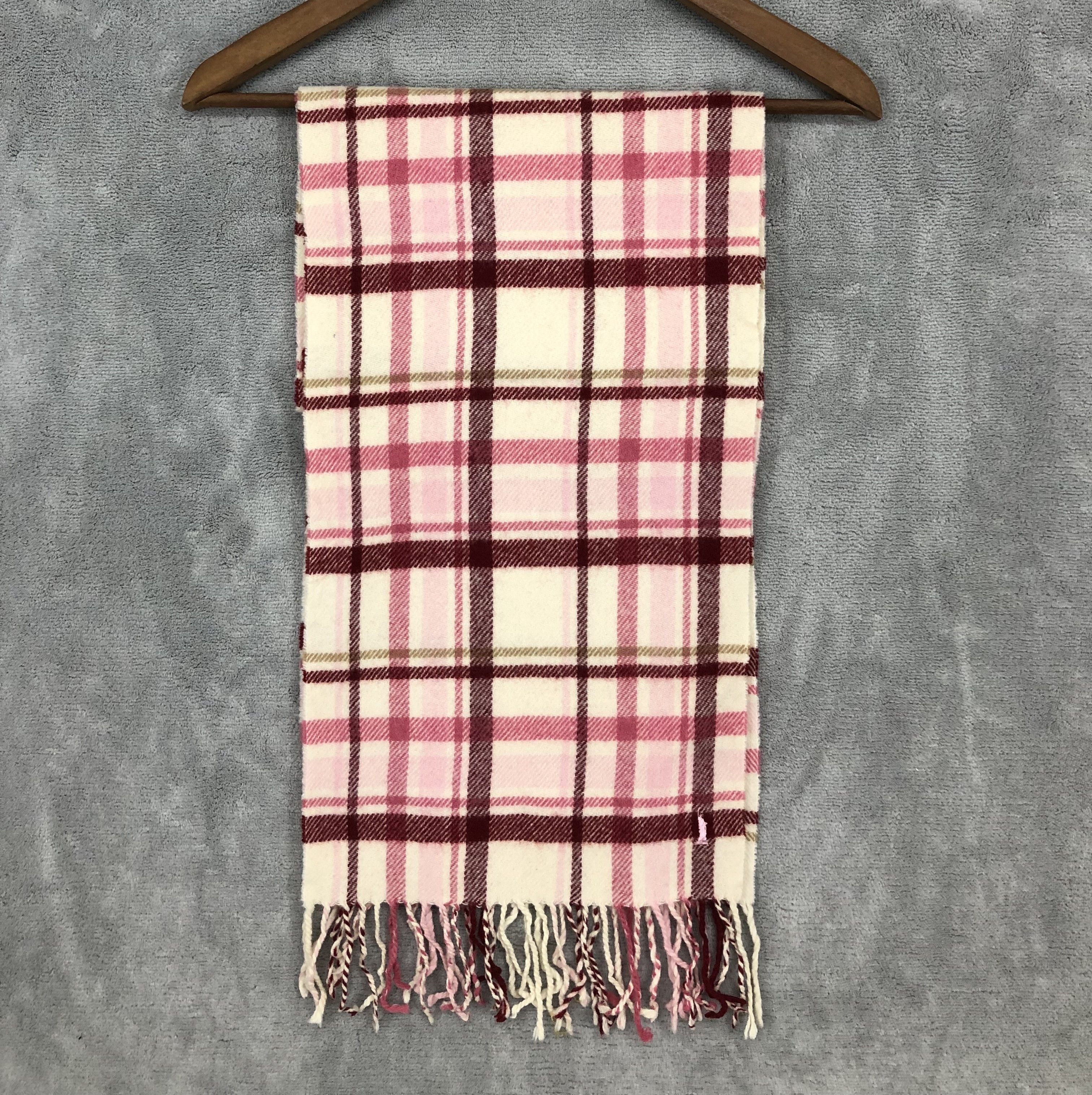 Japanese Brand East Boy Plaid Wool Scarf Muffler Neck Scarf Size ONE SIZE - 1 Thumbnail