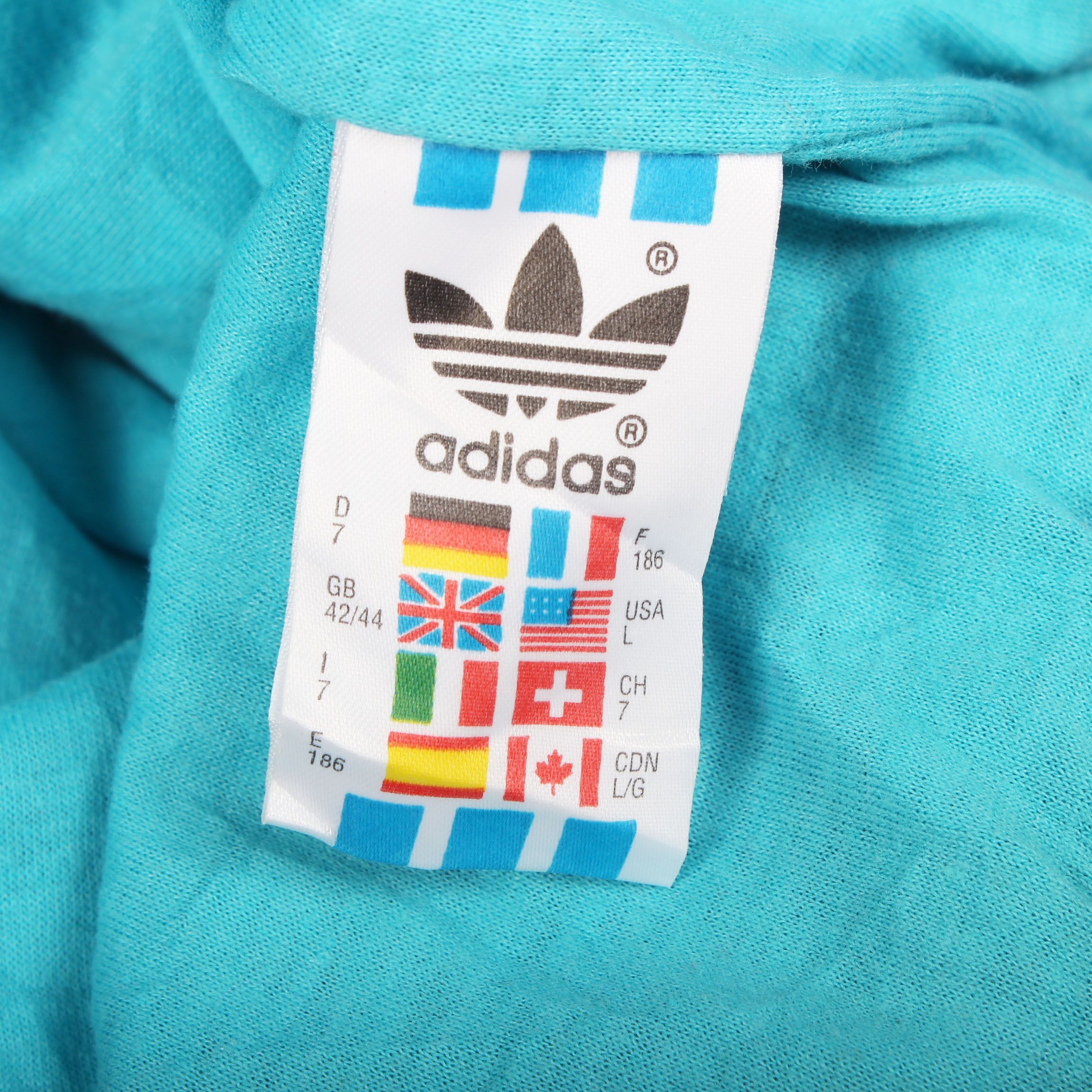Adidas Vintage Adidas Windbreaker 90s Track Jacket Zip Up Size US L / EU 52-54 / 3 - 7 Thumbnail