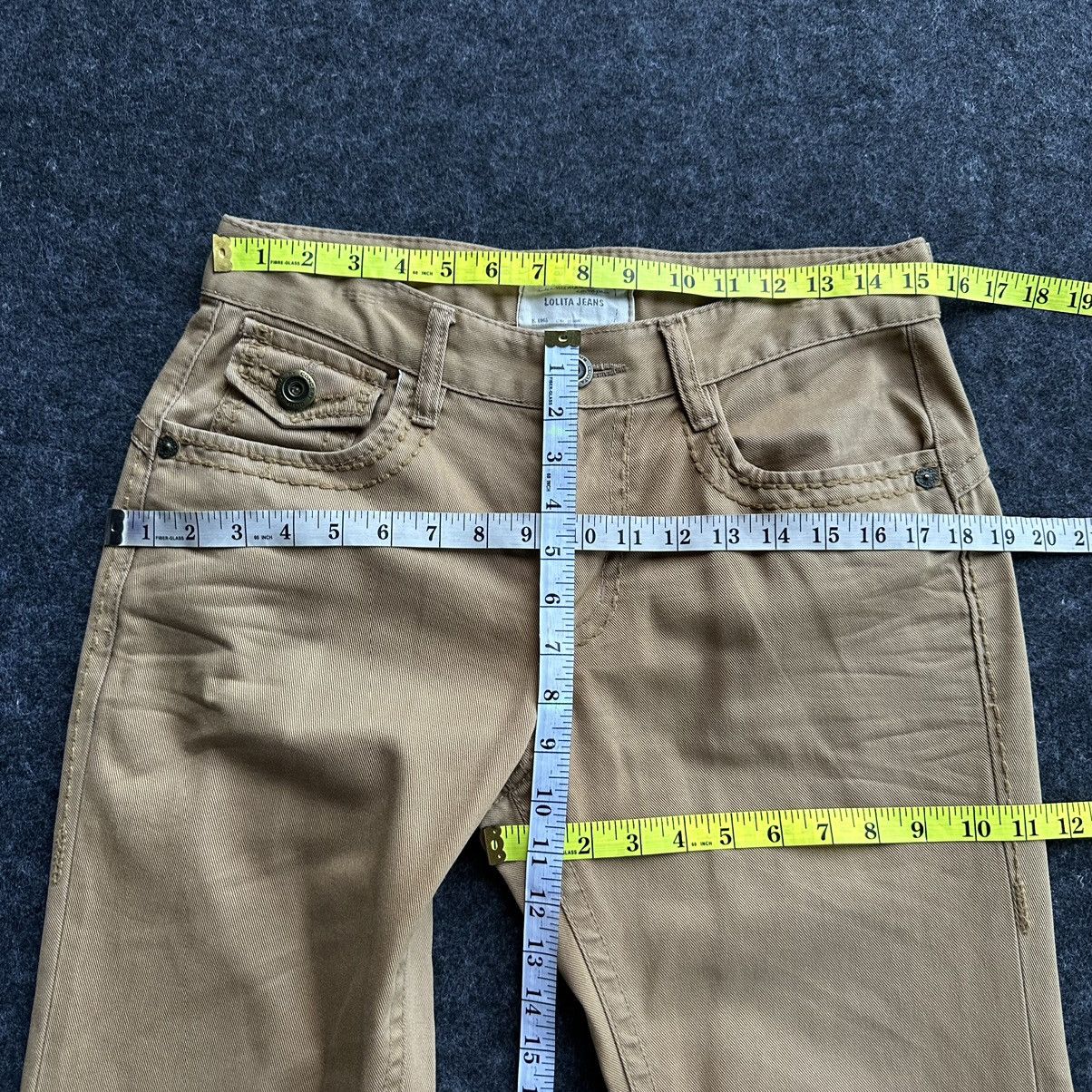 If Six Was Nine Rare Vintage Lolita Brown Colour Denim D709 Size US 30 / EU 46 - 15 Thumbnail