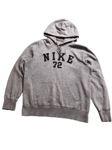 Nike Vintage Nike Gray Y2K Logo Hoodie Size L Size US L / EU 52-54 / 3 - 1 Thumbnail