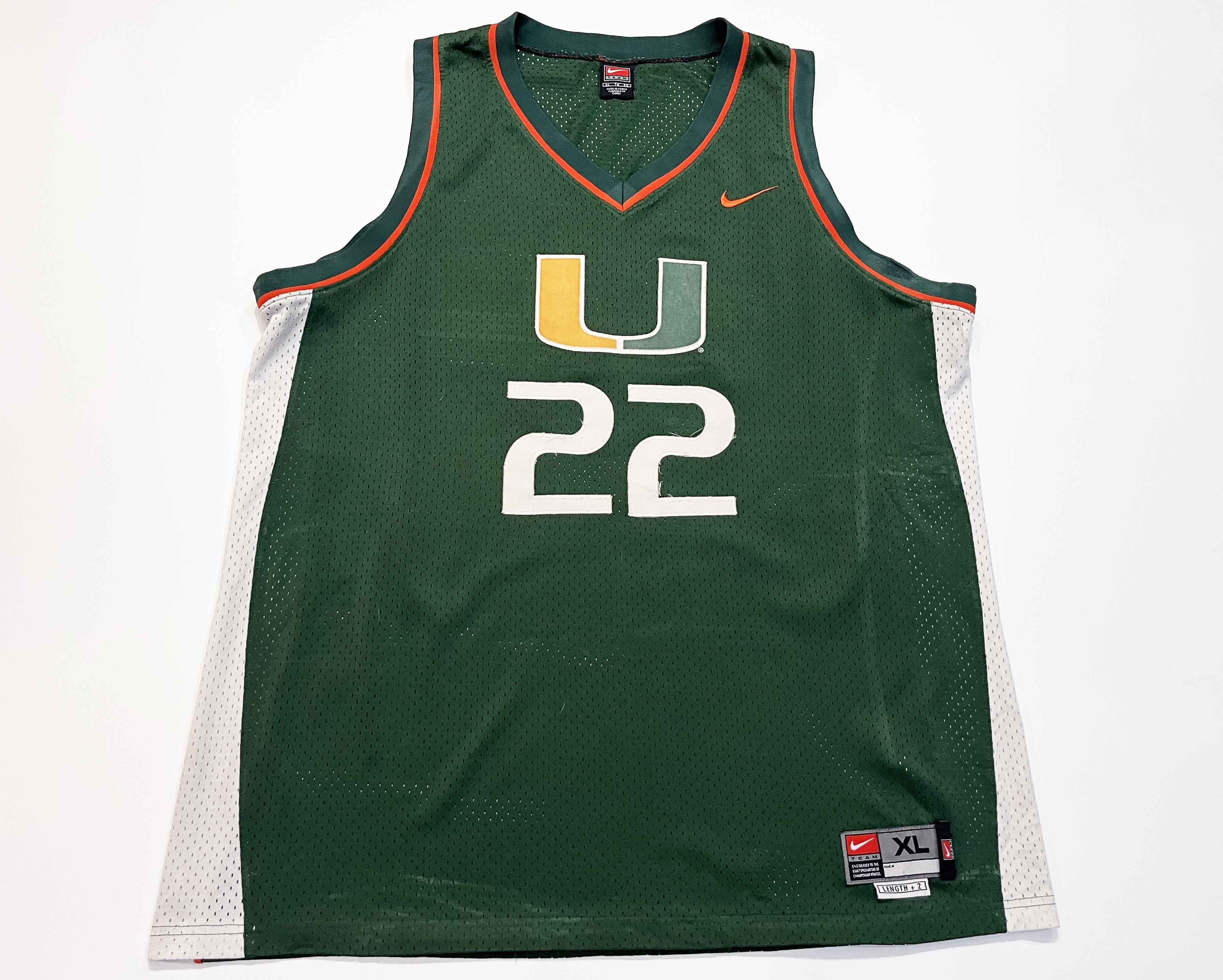 Nike Nike Miami Hurricanes #22 NCAA Basketball Jersey Size US XL / EU 56 / 4 - 1 Thumbnail