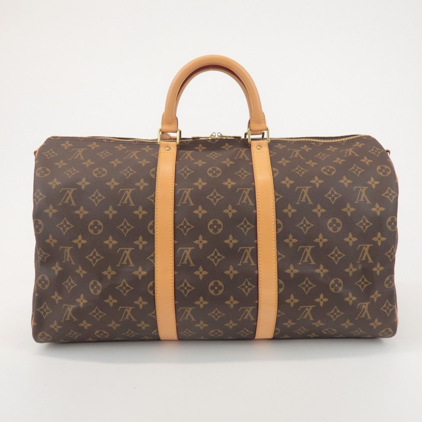 Louis Vuitton Louis Vuitton Monogram Keepall Bandouliere 50 Duffle Bag Size ONE SIZE - 2 Thumbnail