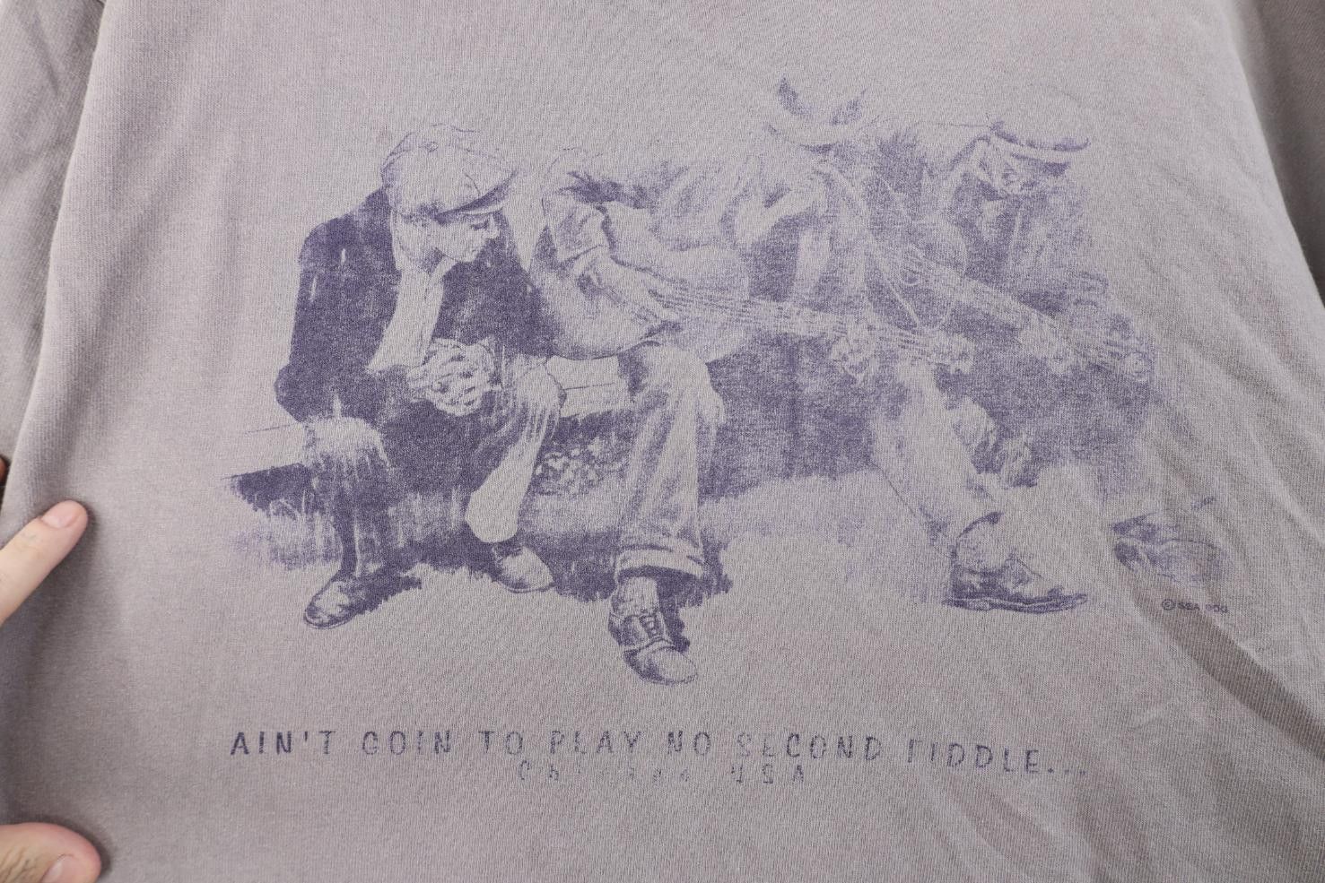 Vintage Vintage 90s Smith Ain't Goin To Play No Second T-Shirt Size US XL / EU 56 / 4 - 4 Thumbnail